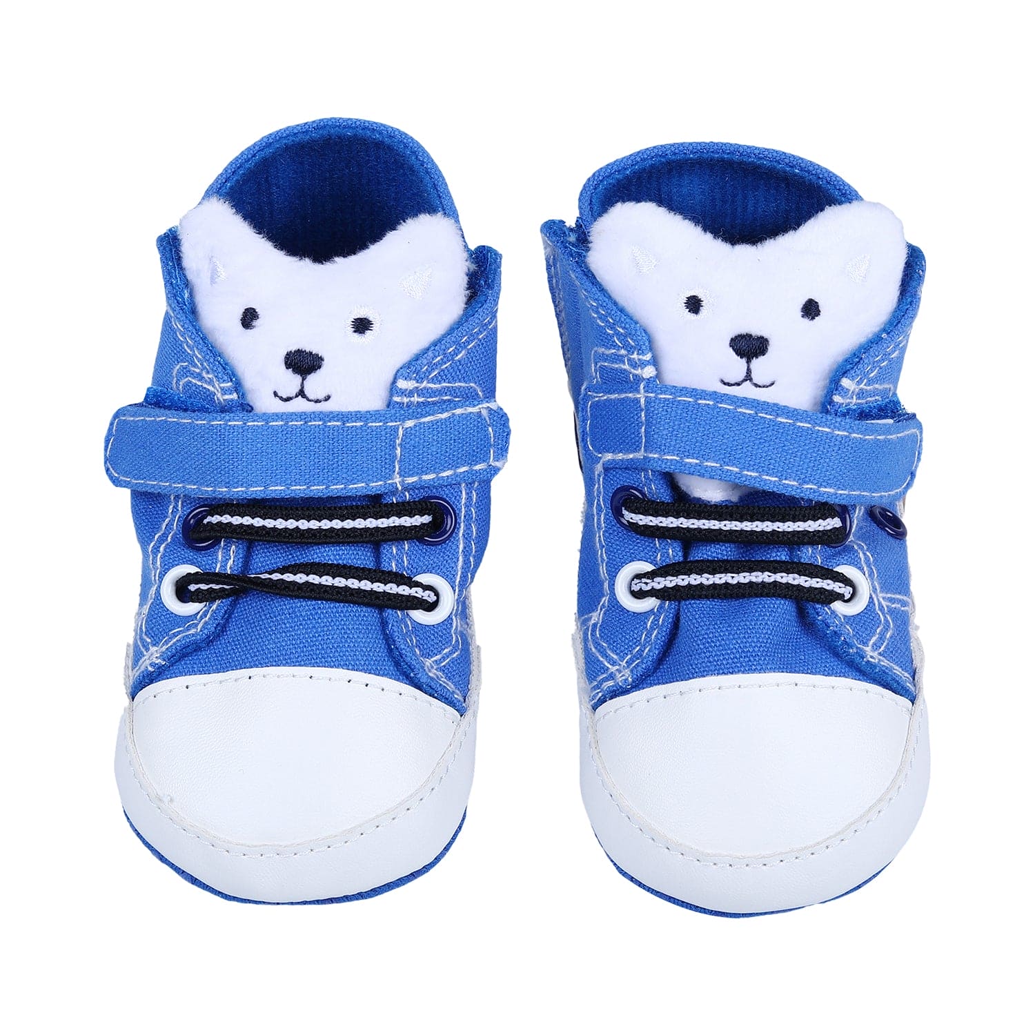 My Buddy Bear Cute And Stylish Comfy Velcro Booties - Blue