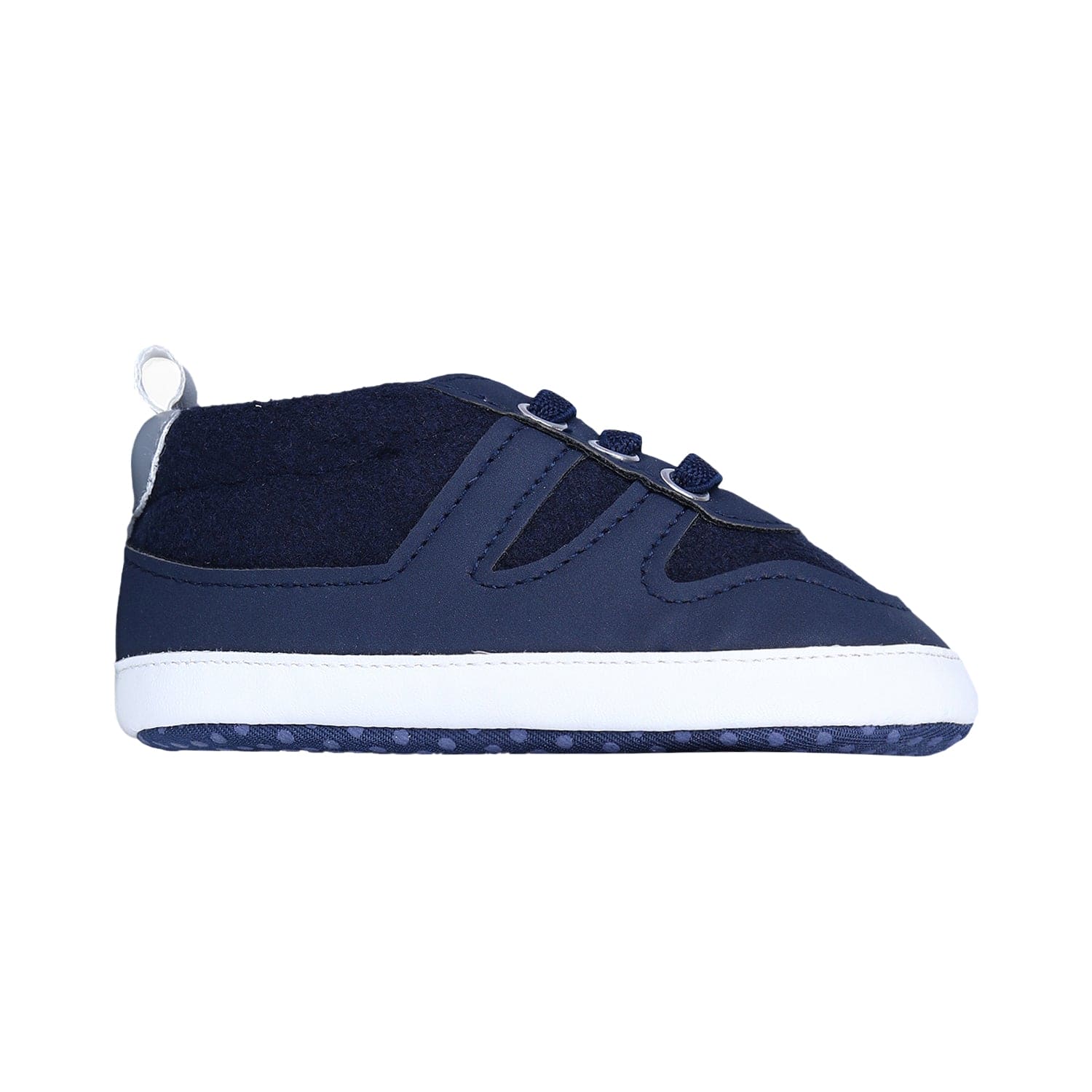 Lace-up Colour-blocked Comfortable Anti-Slip Sneaker Booties - Blue