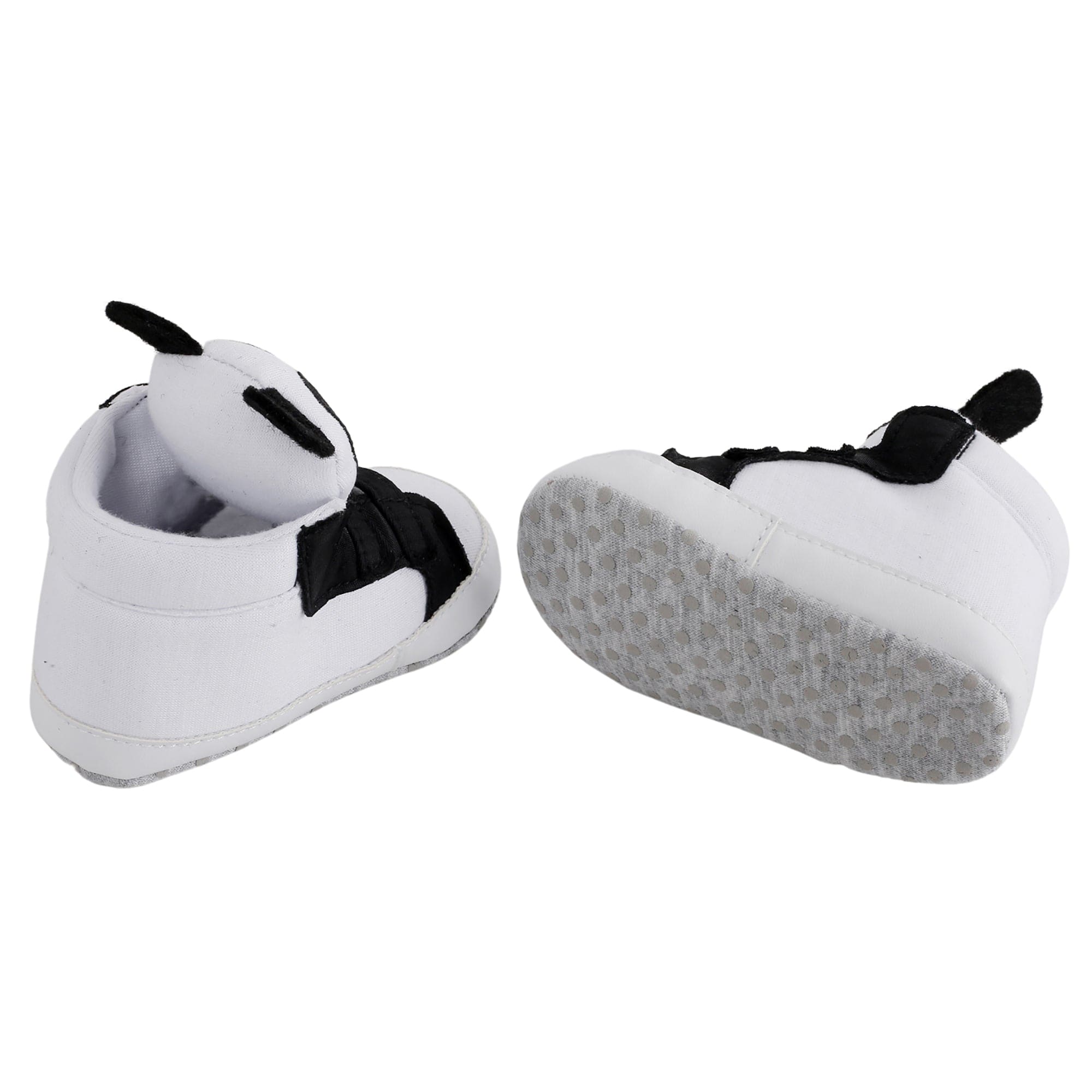 Panda Black Velcro Booties