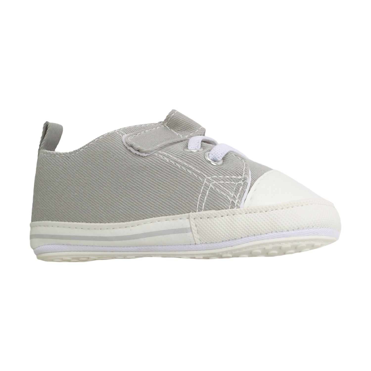 Baby Moo Grey Velcro Sneakers