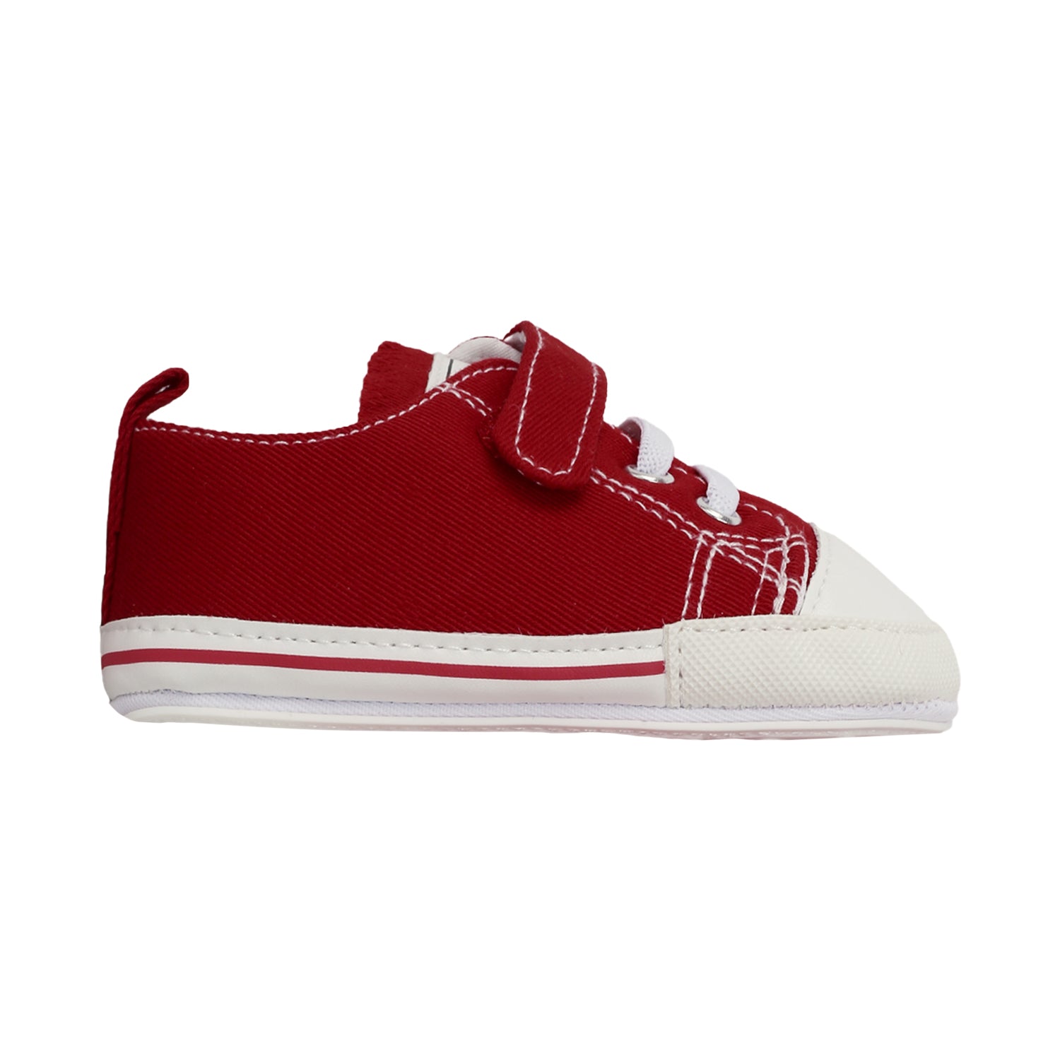 Baby Moo Red Velcro Sneakers