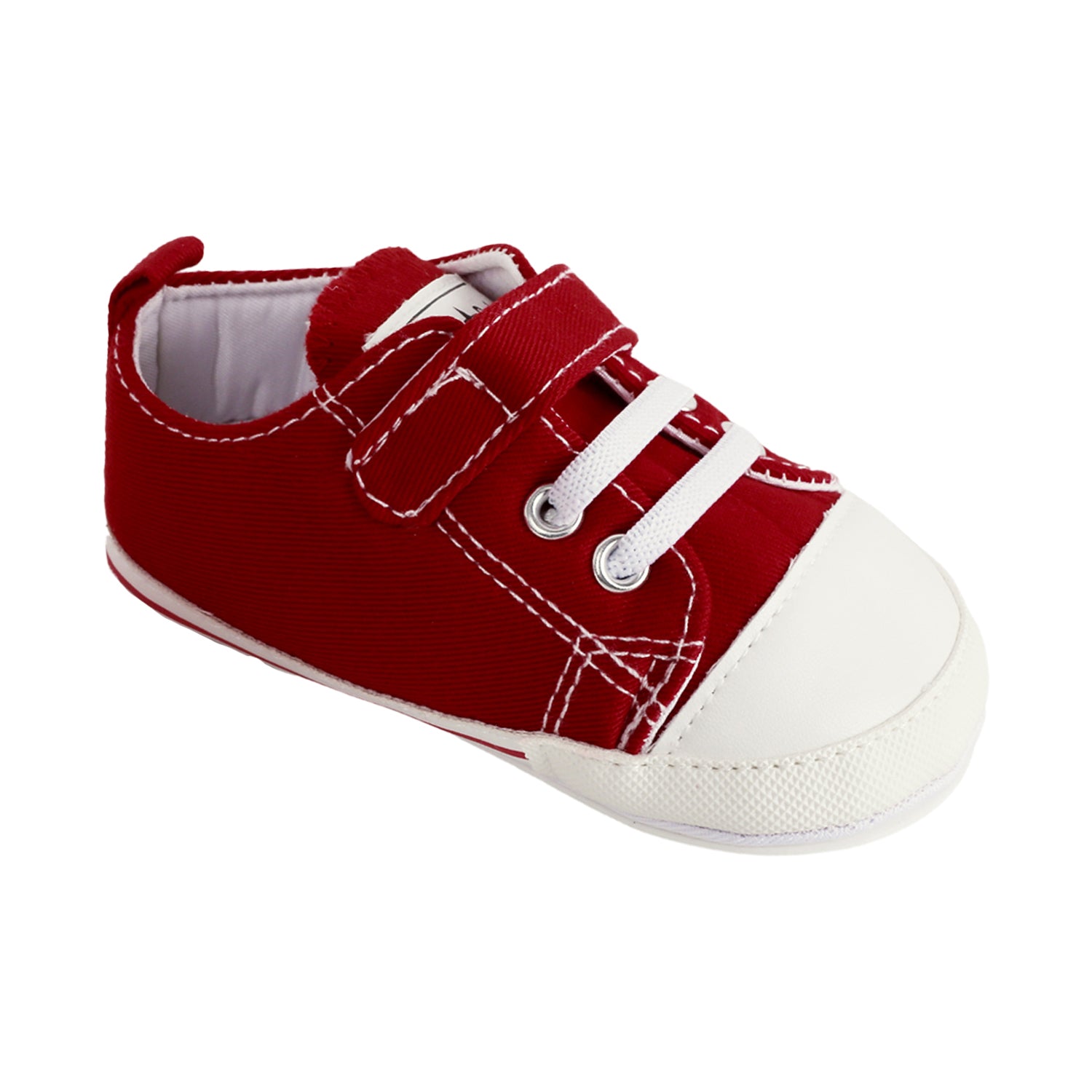 Baby Moo Red Velcro Sneakers