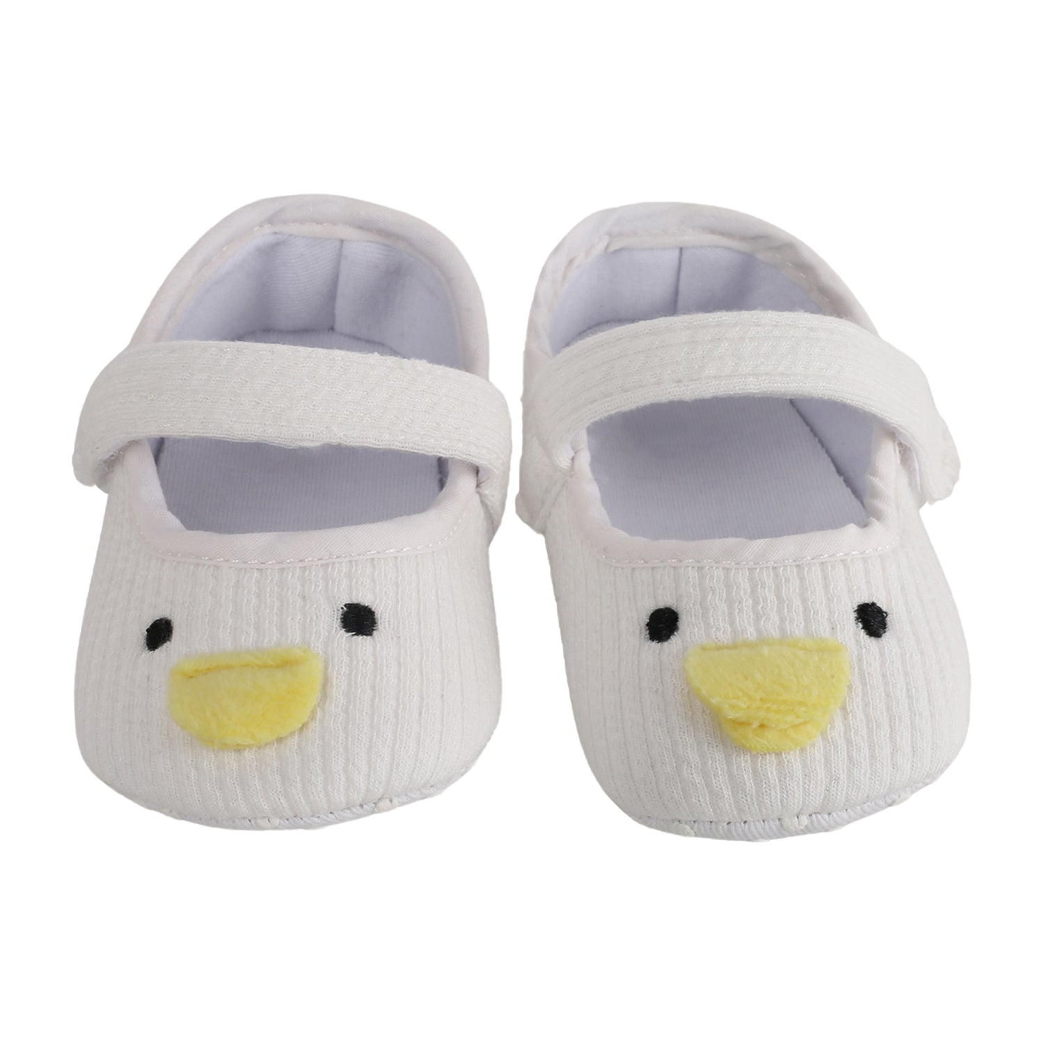 Baby Moo Ducklings White Booties