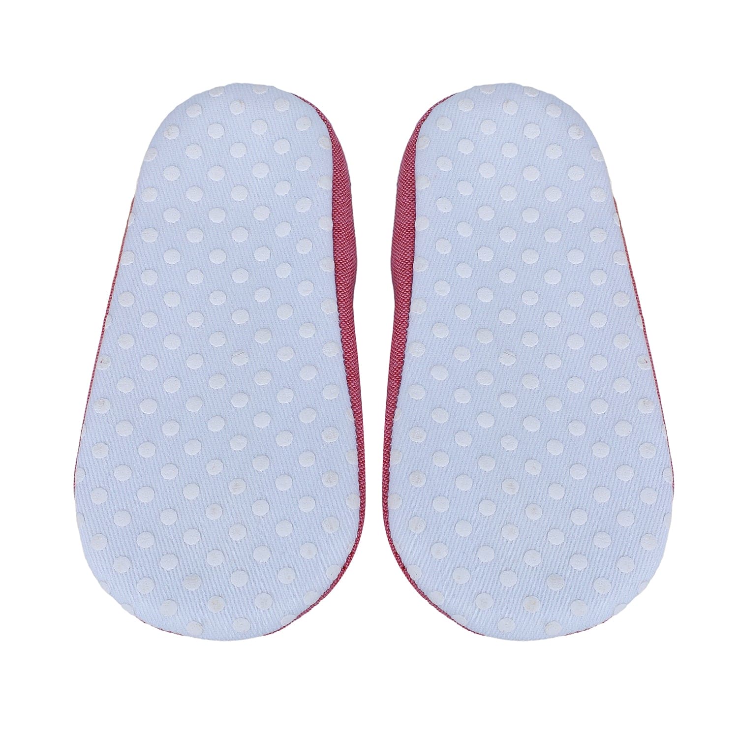 Bowknot Premium Girls Anti-Slip Ballerina Booties - Peach