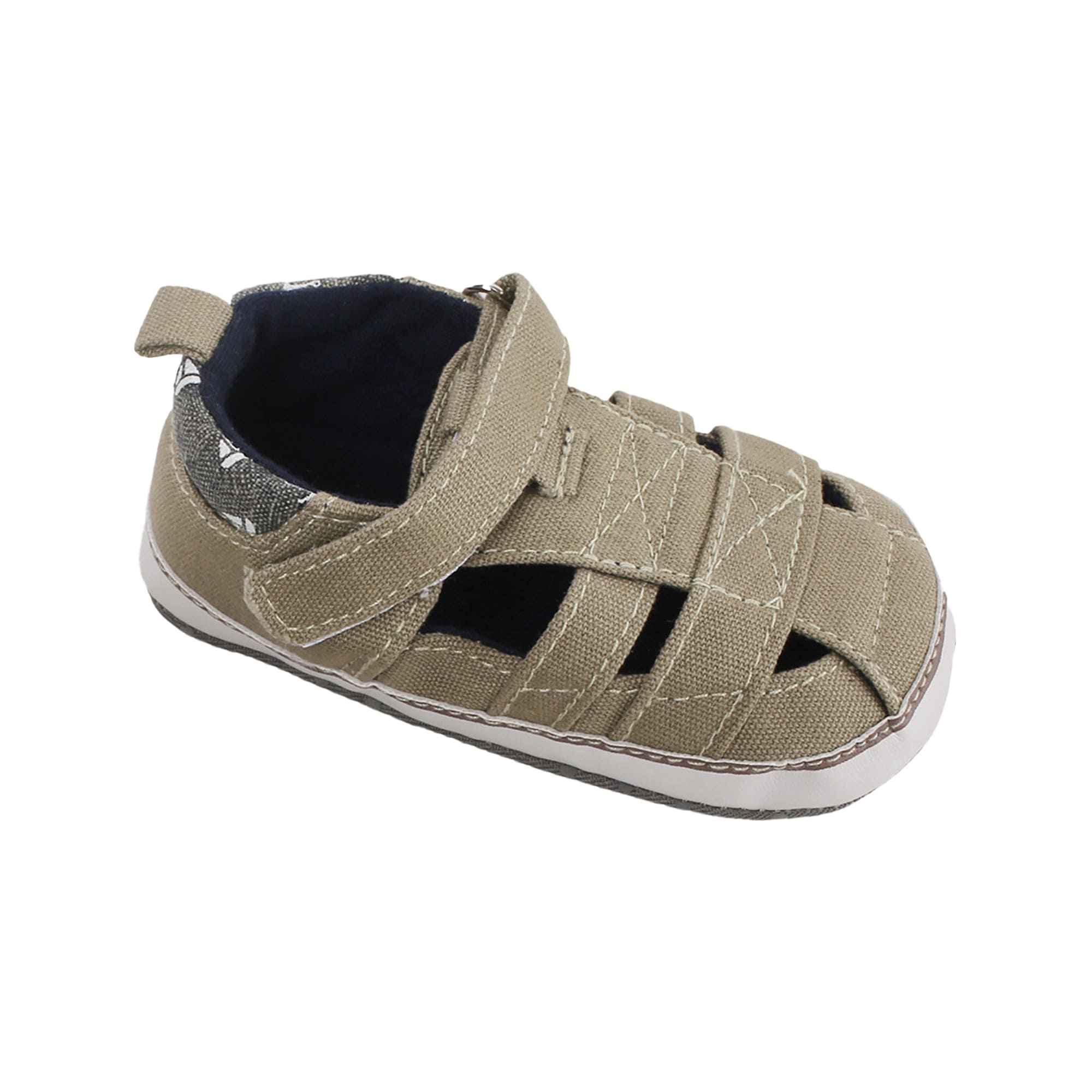 Baby Moo Green Velcro Booties