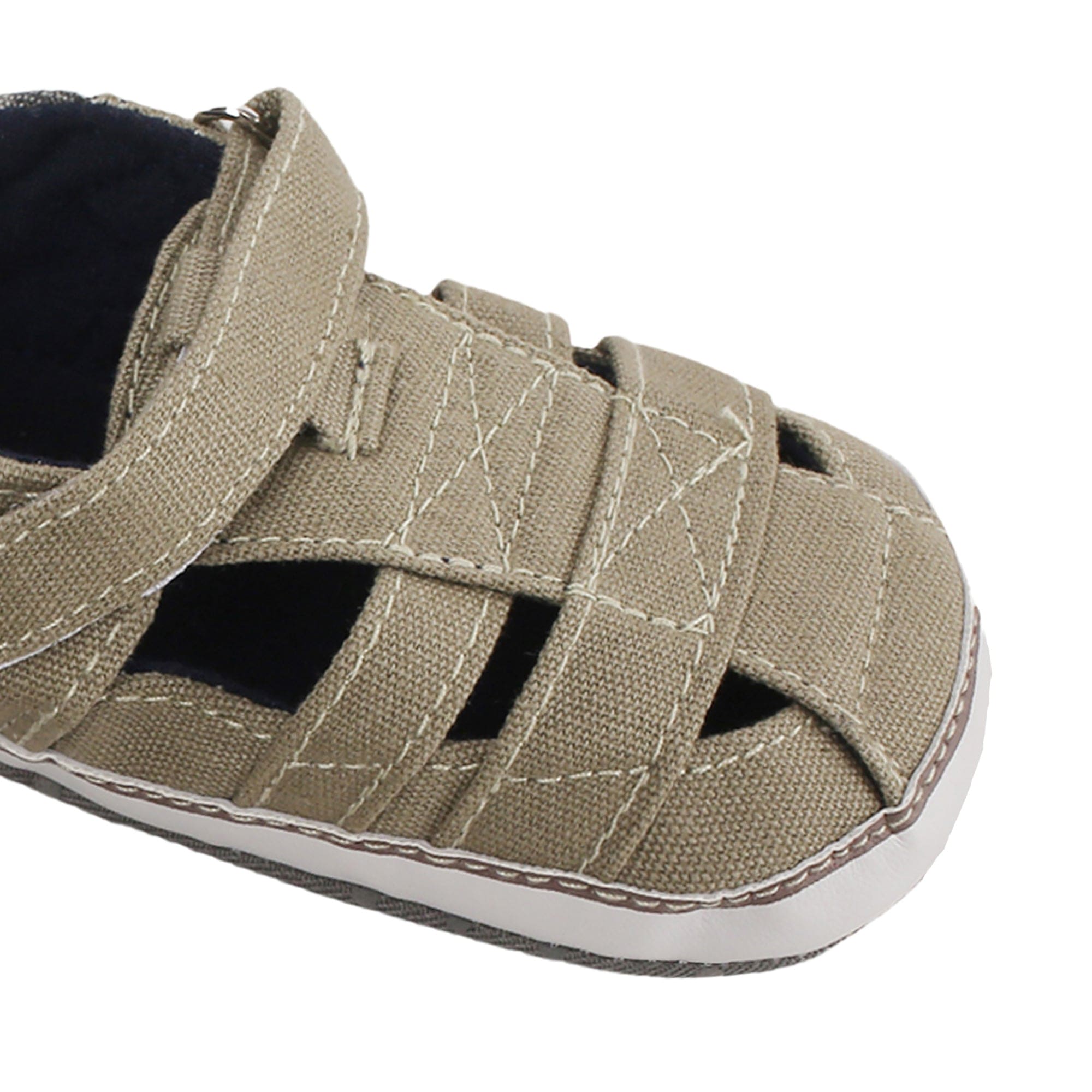 Baby Moo Green Velcro Booties