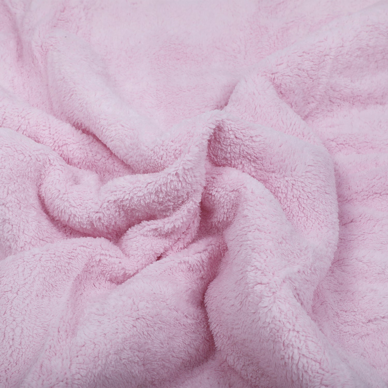 Baby Moo Cute Animals Soft Fur Blanket - Pink - Baby Moo