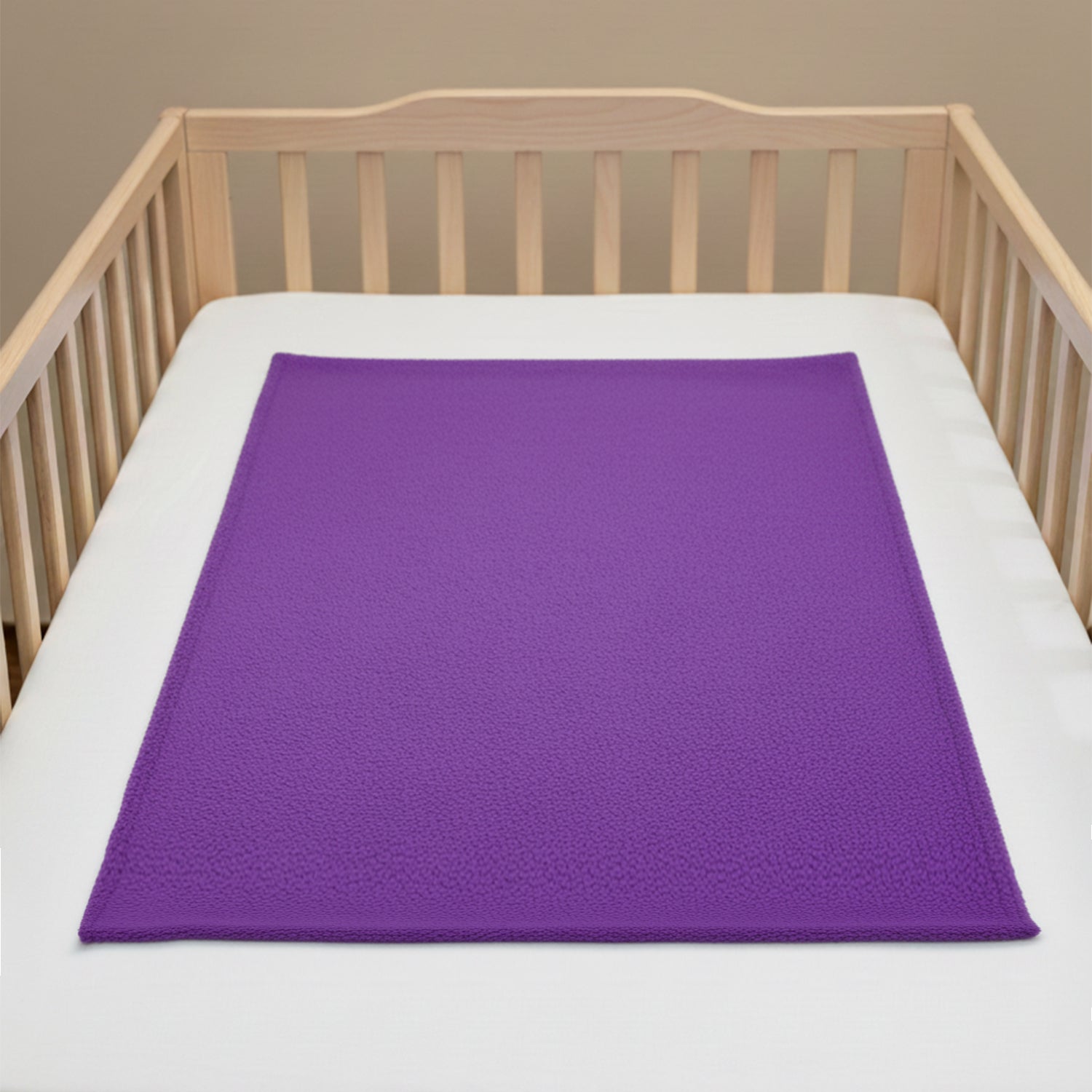 Baby Moo Plain Changeable Dry Sheet Water-resistant Bed Protector -Amethyst
