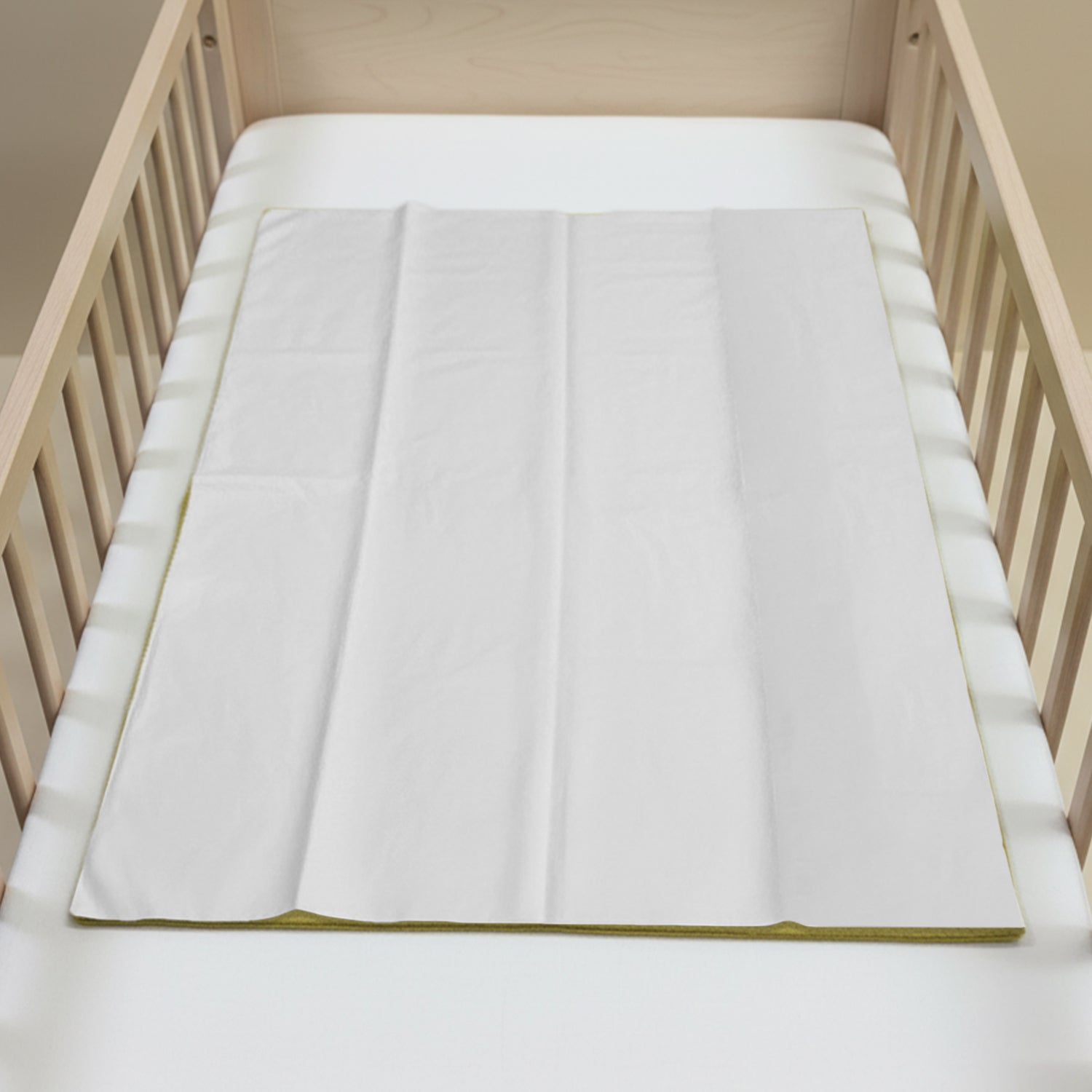 Baby Moo Plain Changeable Dry Sheet Water-resistant Bed Protector Pack Of 3 - Blue, Brown And Olive Green