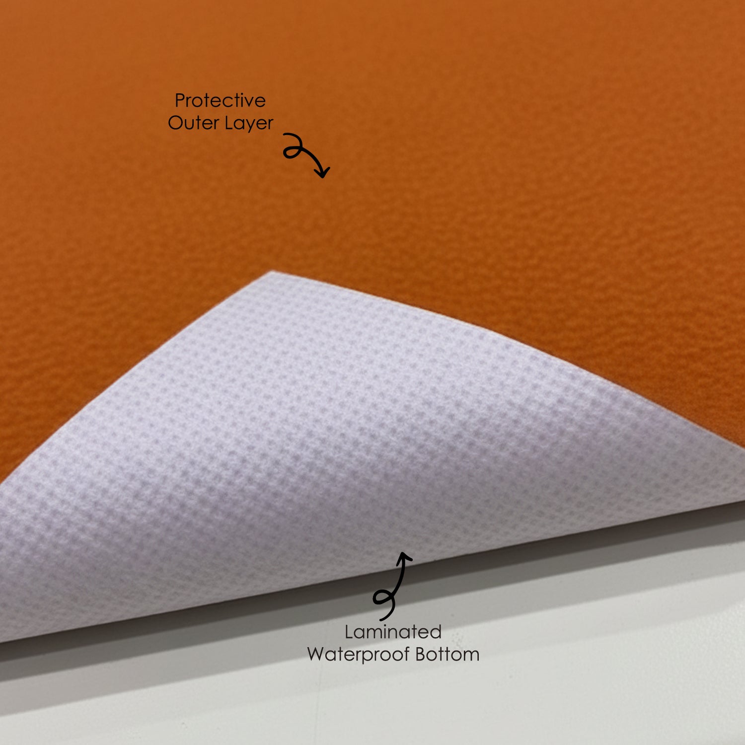 Baby Moo Plain Changeable Dry Sheet Water-resistant Bed Protector - Brown