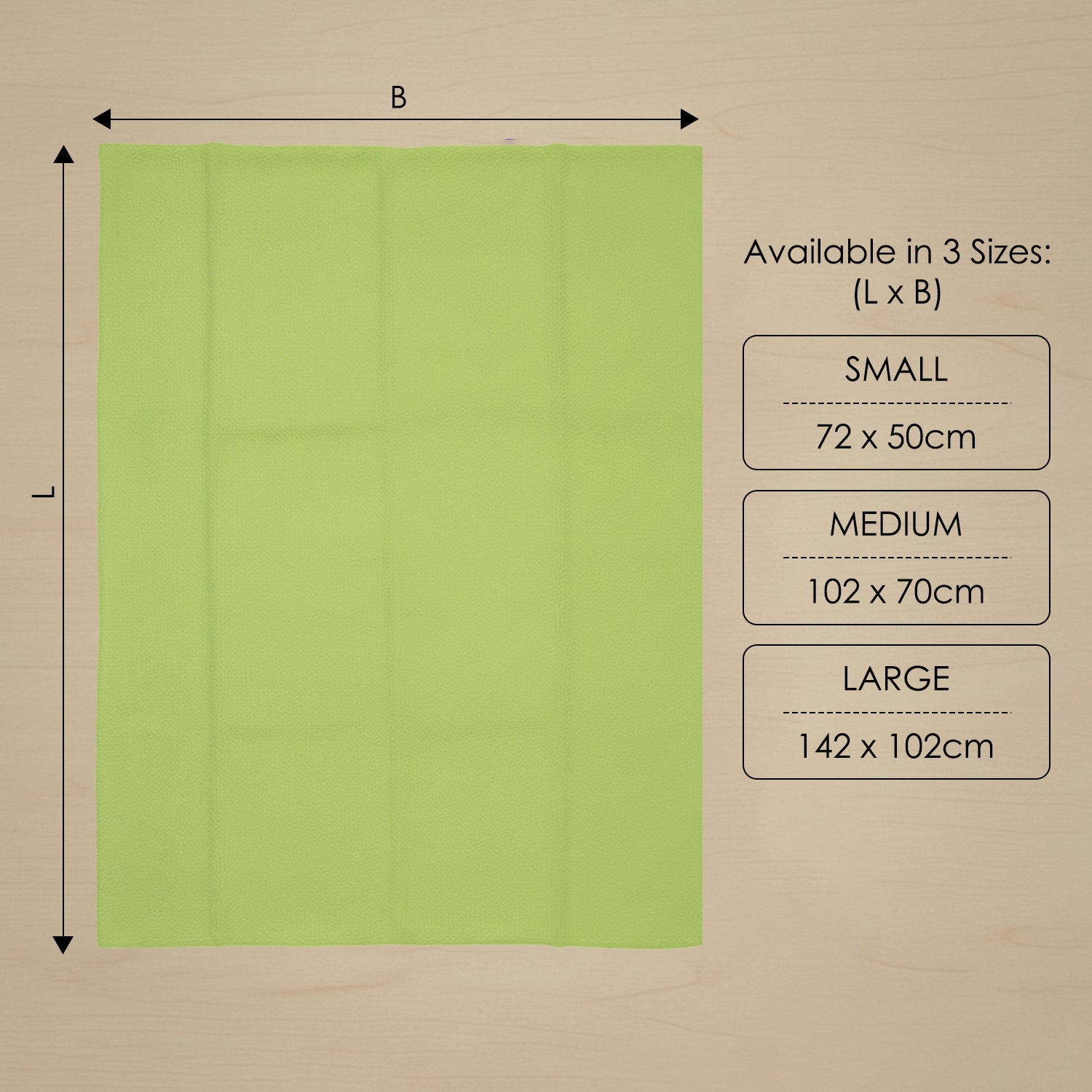 Baby Moo Plain Changeable Dry Sheet Water-resistant Bed Protector - Green