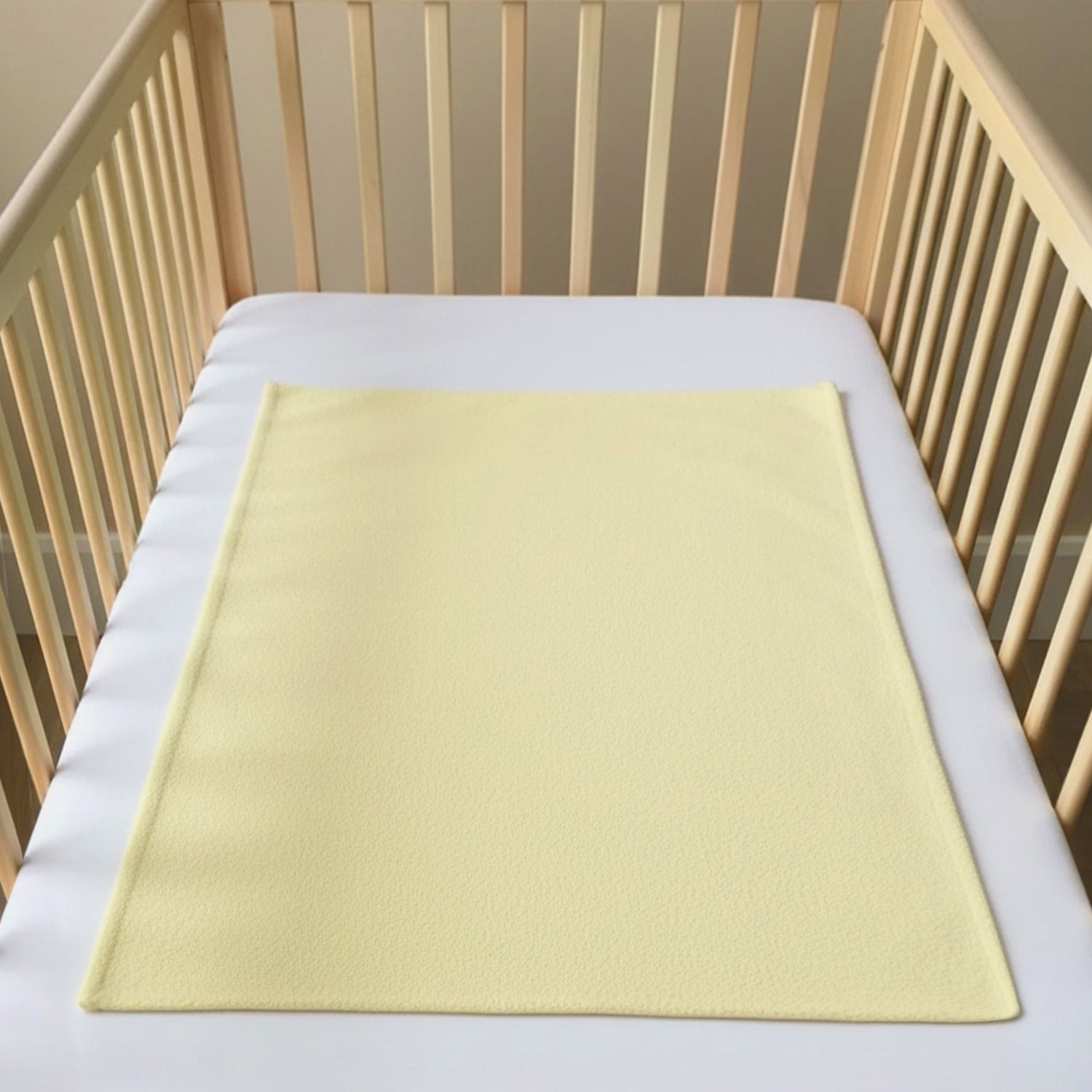 Baby Moo Plain Changeable Dry Sheet Water-resistant Bed Protector - Yellow
