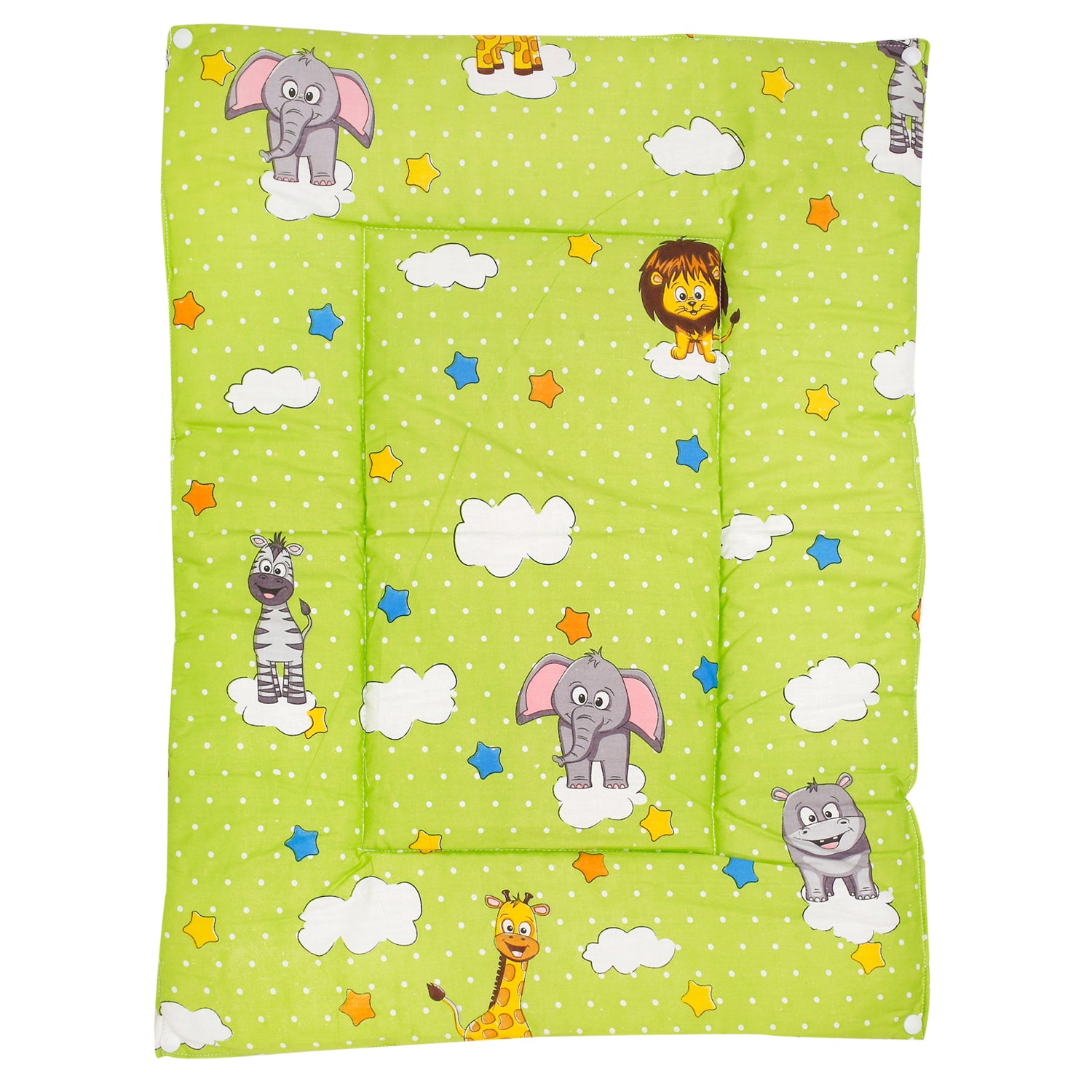 Waterproof Changing Sheet Set Fun In The Jungle Green