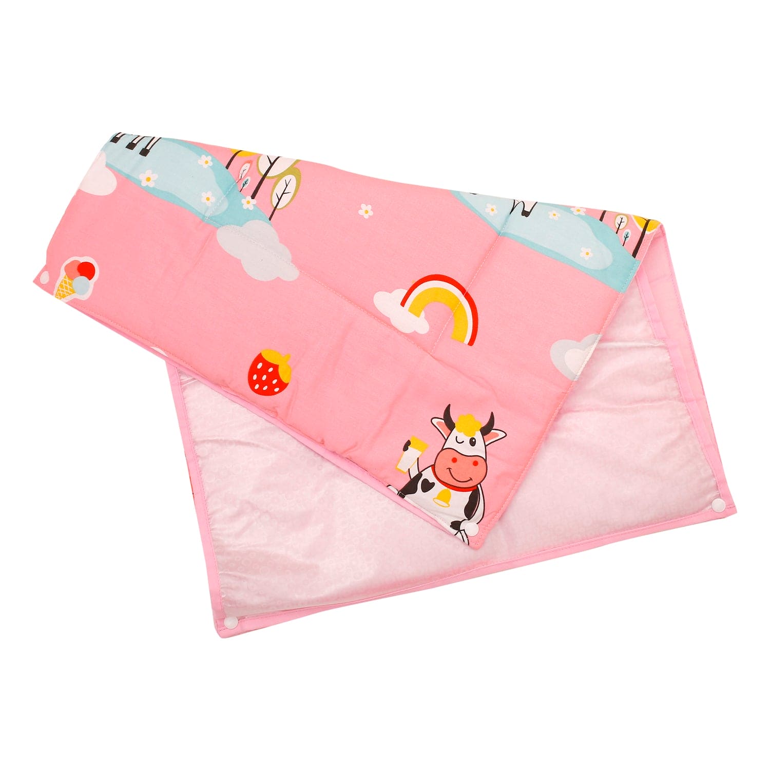 Waterproof Changing Sheet Set Milkaholic Peach