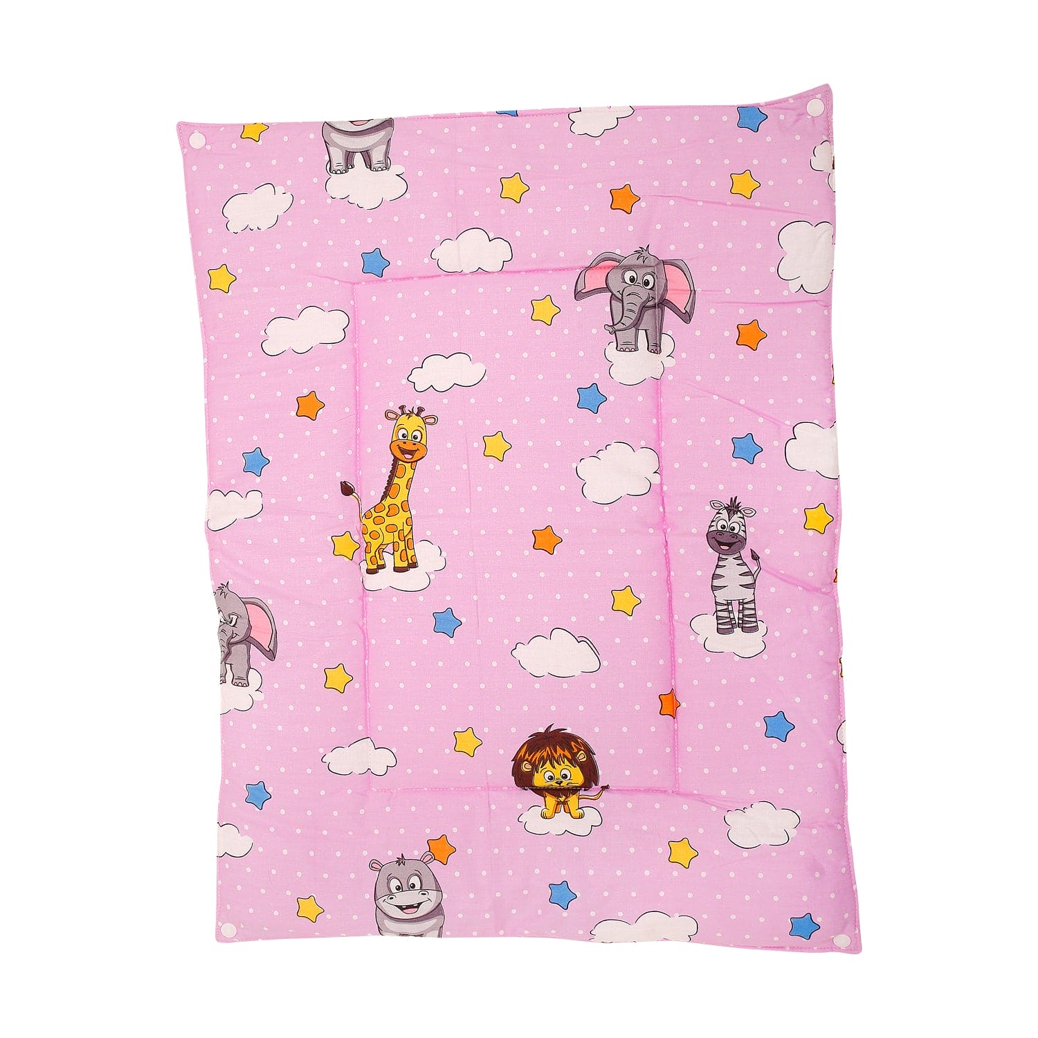 Waterproof Changing Sheet Set Flying Animals Pink