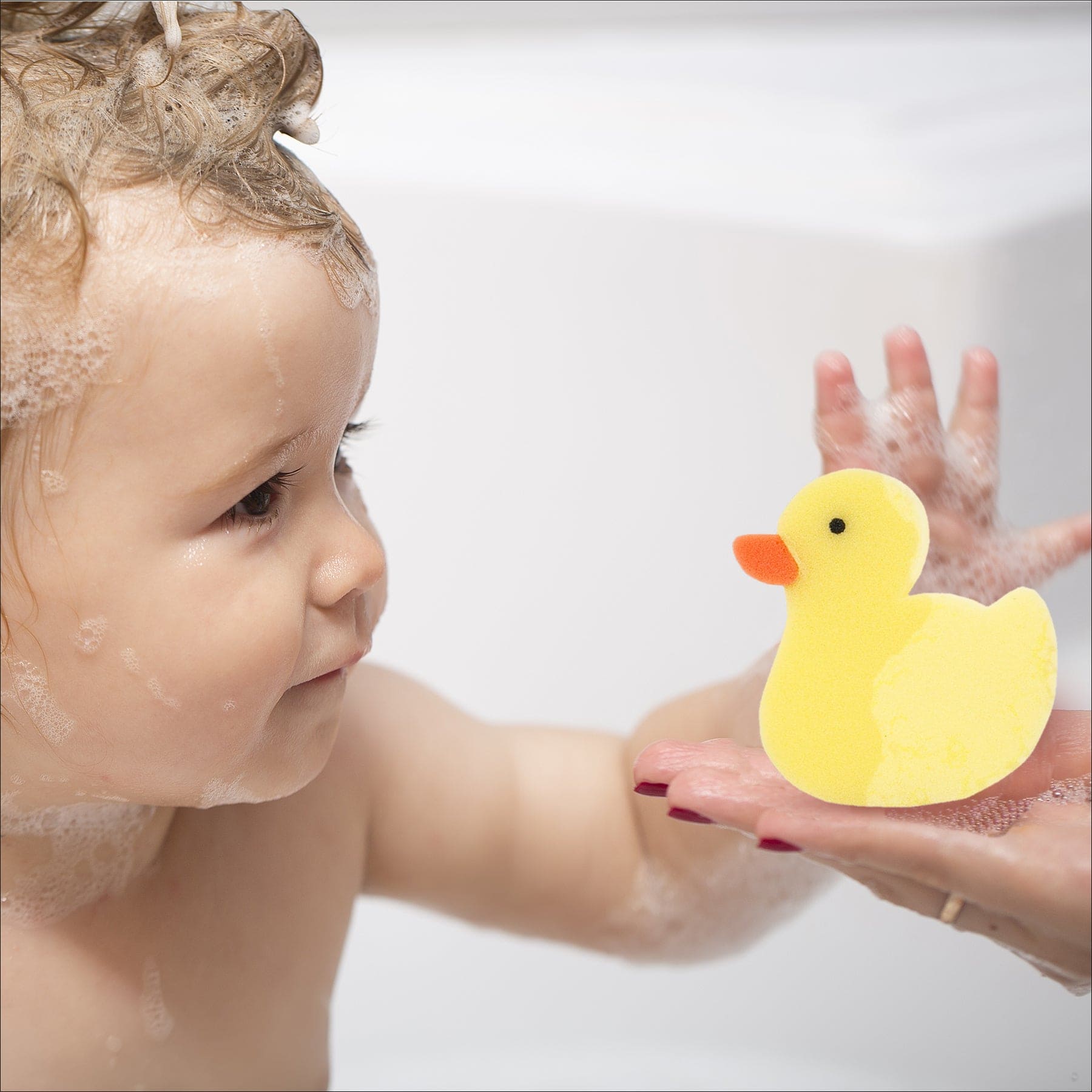 Ducklings Yellow 2 Pcs Bath Sponge