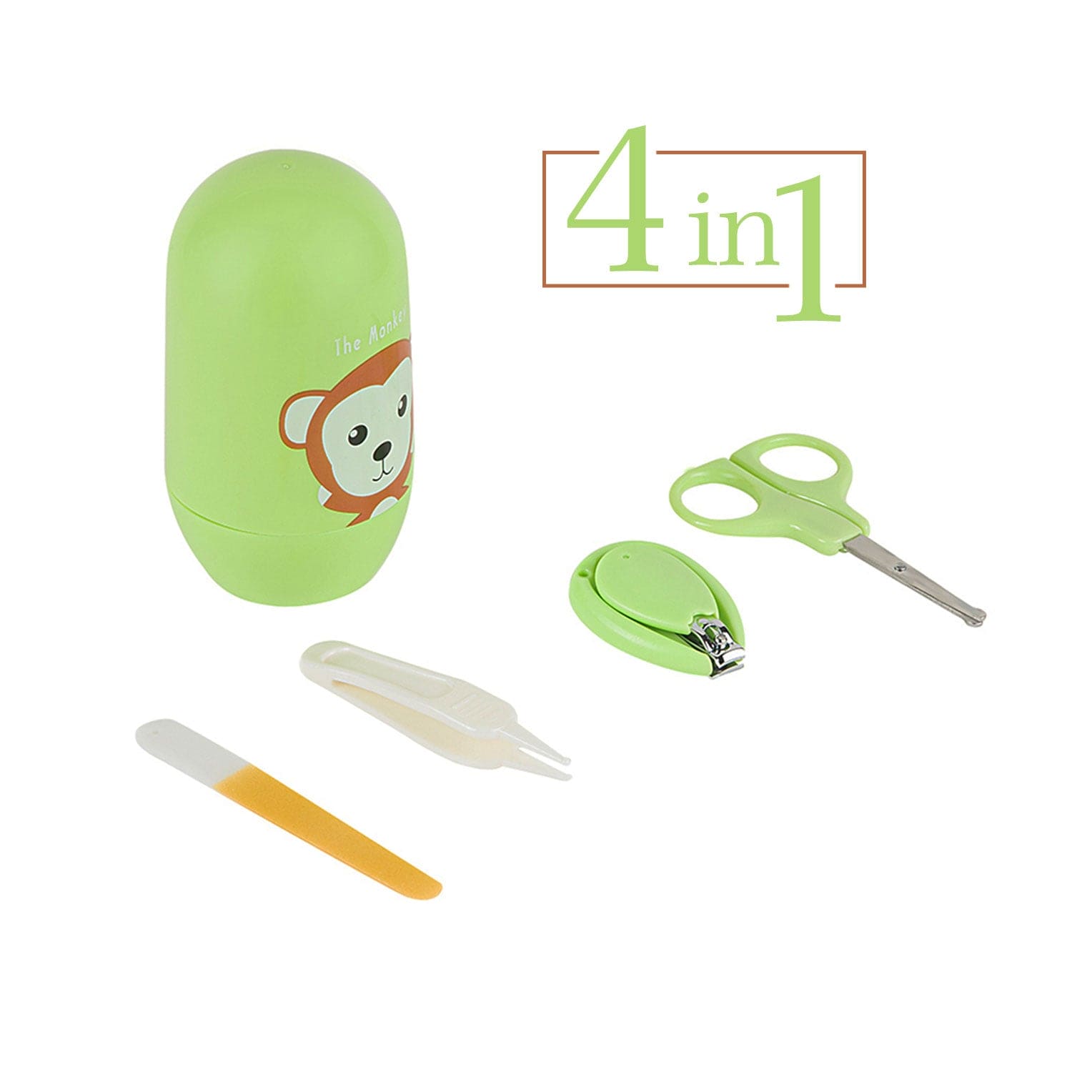 Monkey Green Nail Clipper Set