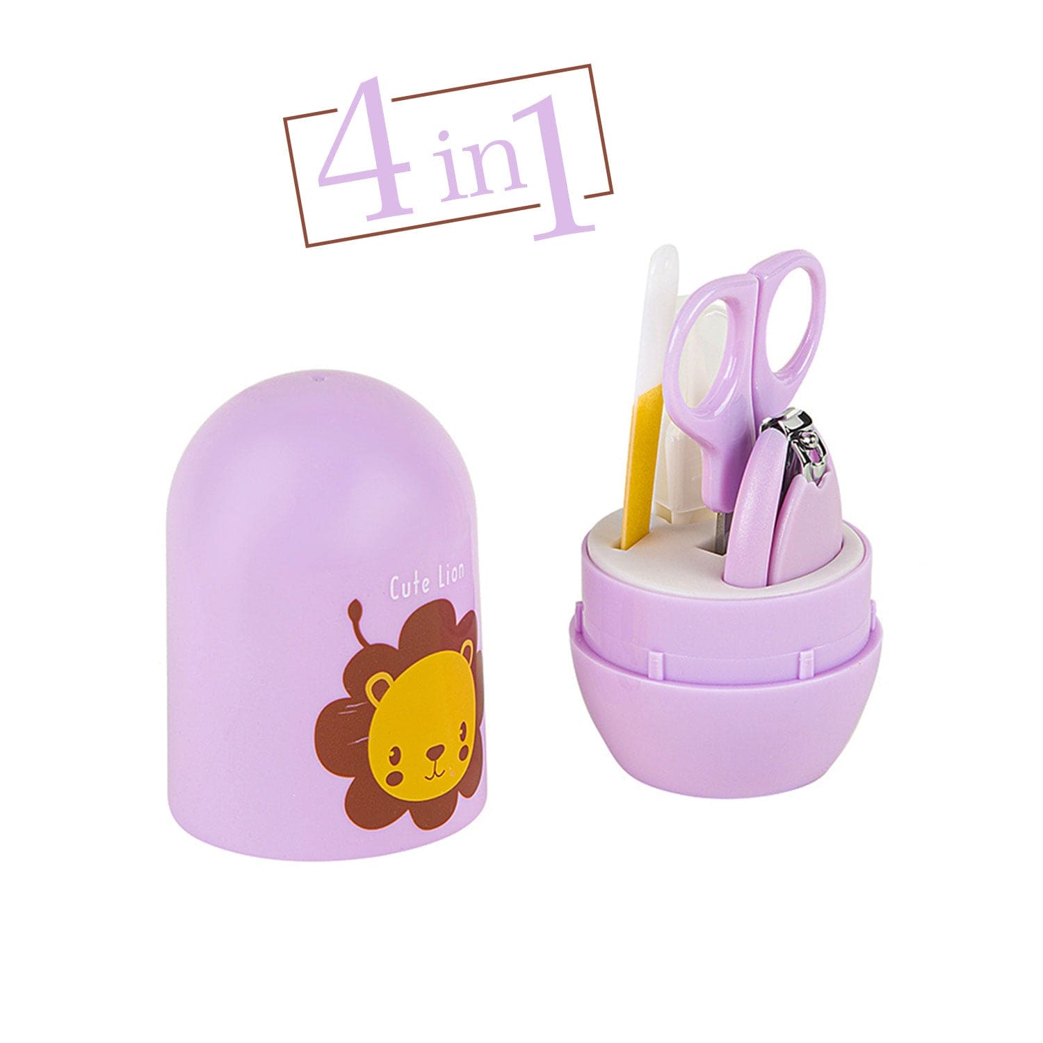 Lion Lilac Nail Clipper Set