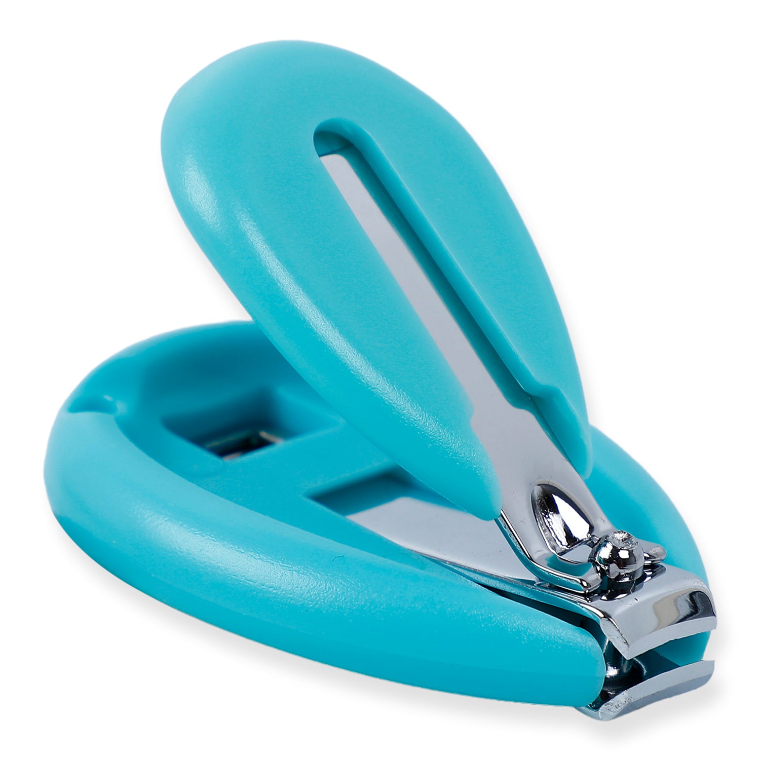 Baby Moo Quacking Ducky Gentle Manicure & Pedicure Infant Toddler Nail Clipper Set - Turquoise