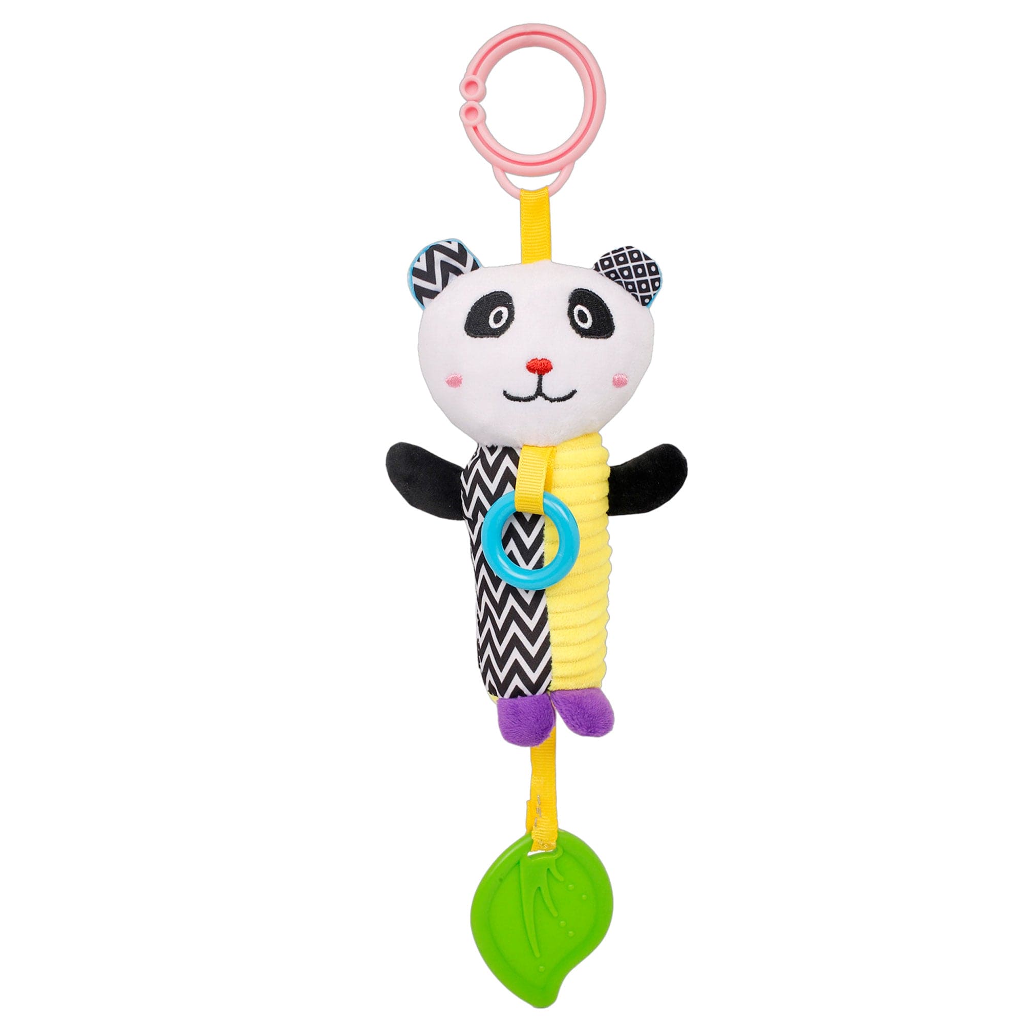 Panda White Hanging Toy With Teether