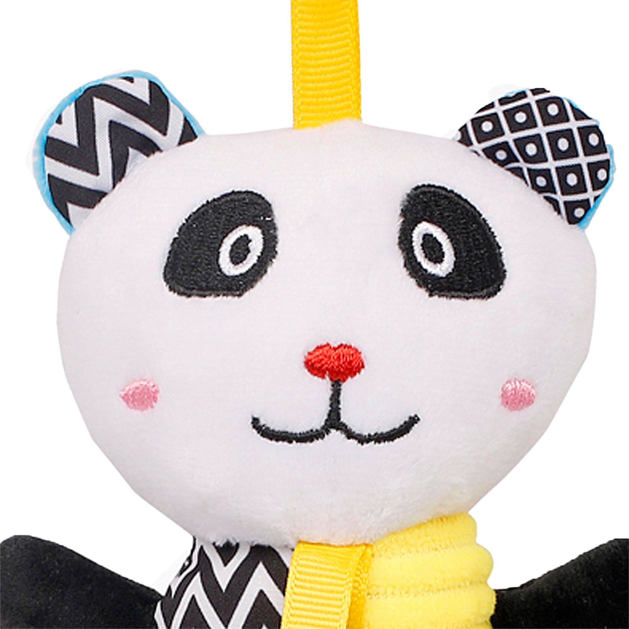 Panda White Hanging Toy With Teether