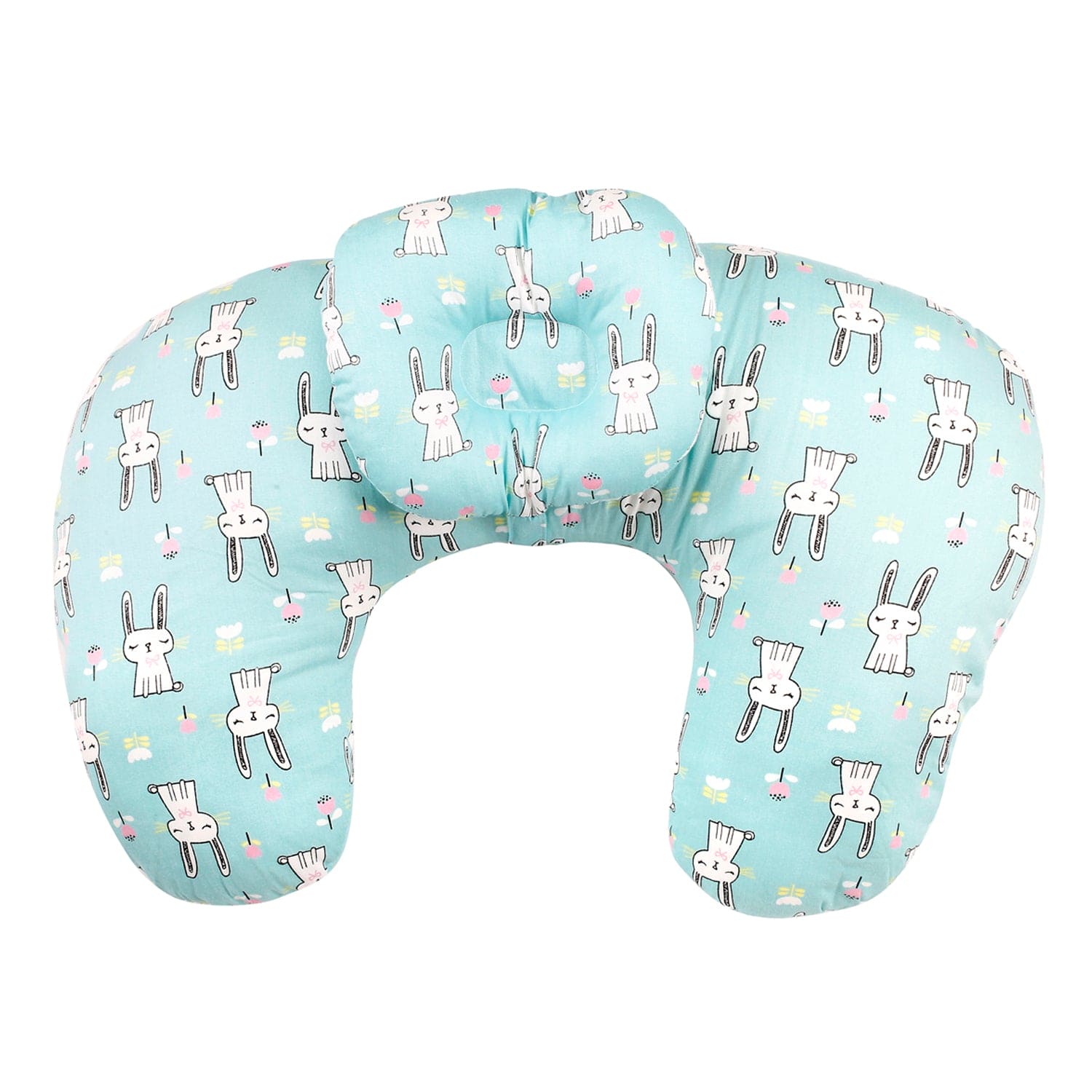 Rabbit Blue Feeding Pillow