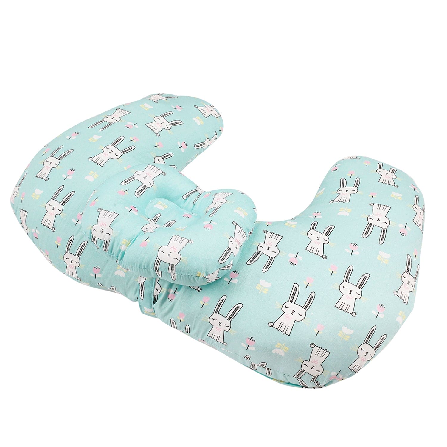 Rabbit Blue Feeding Pillow