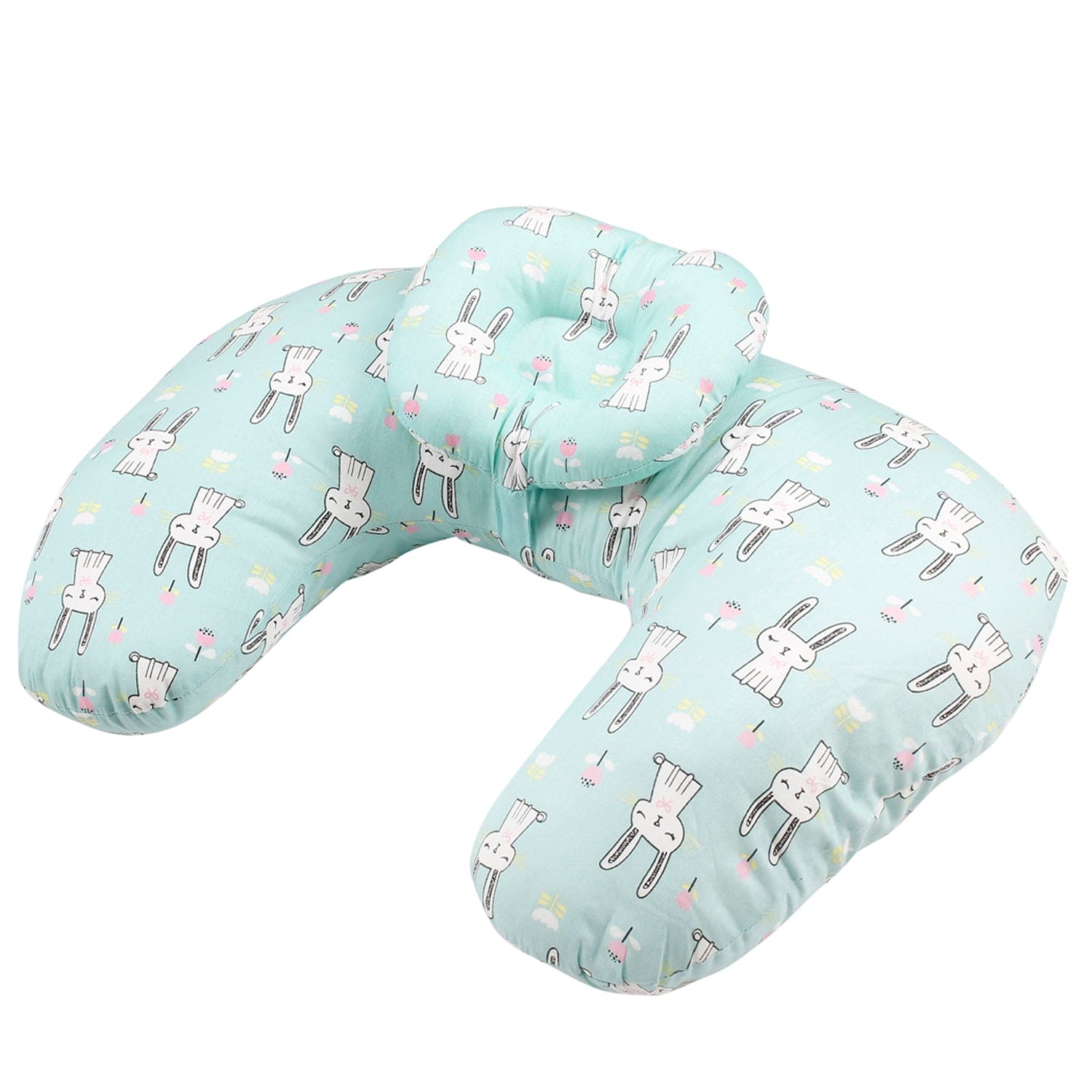 Rabbit Blue Feeding Pillow