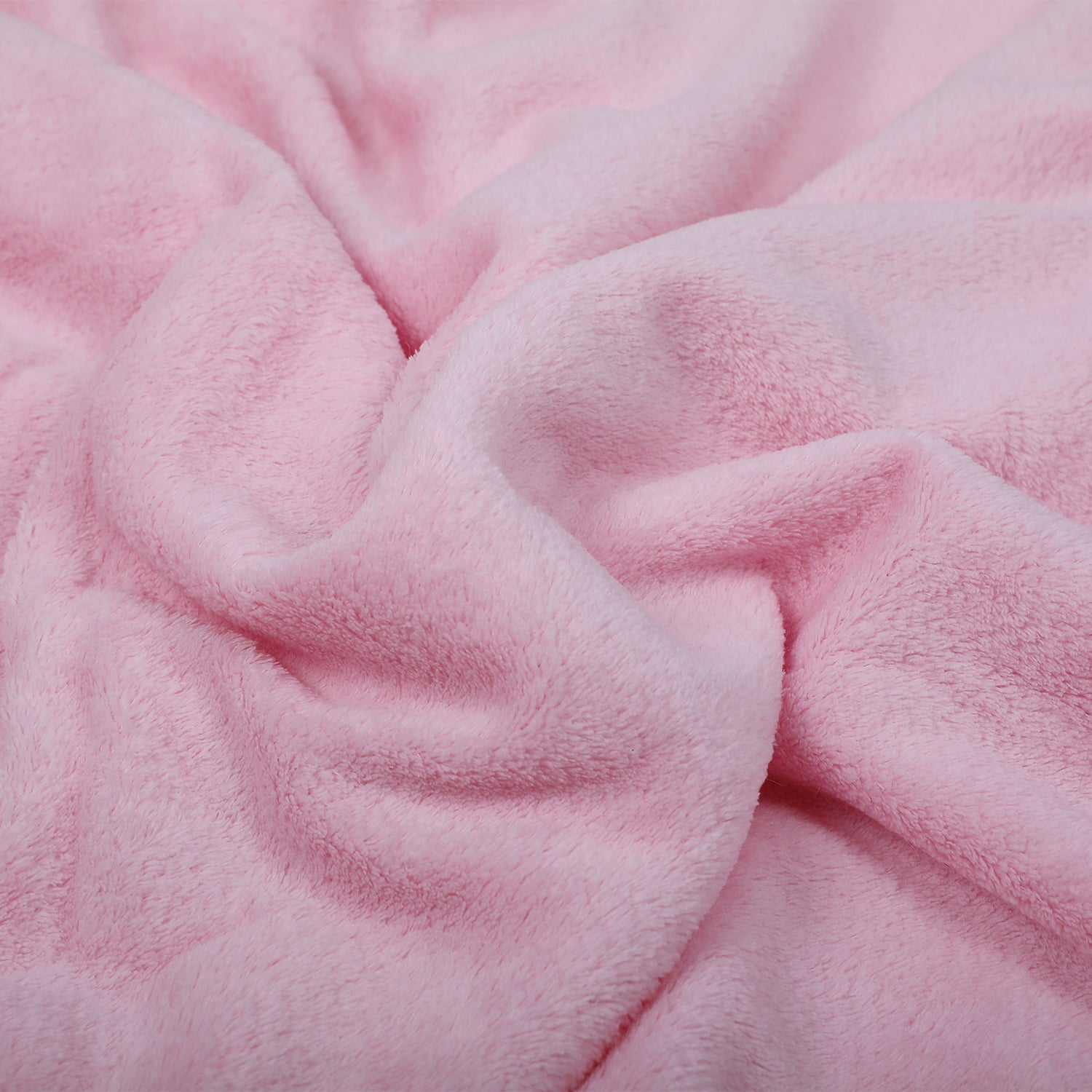 Baby Moo Swirl Fur Luxurious Blanket - Pink - Baby Moo