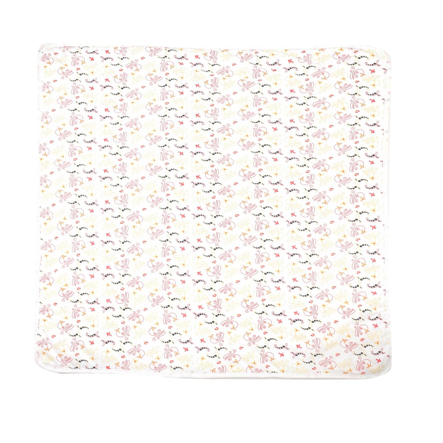 Abstract Flowers Pink Wrapper - Baby Moo
