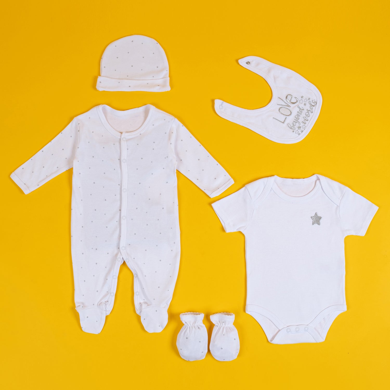 5 piece baby top clothing set