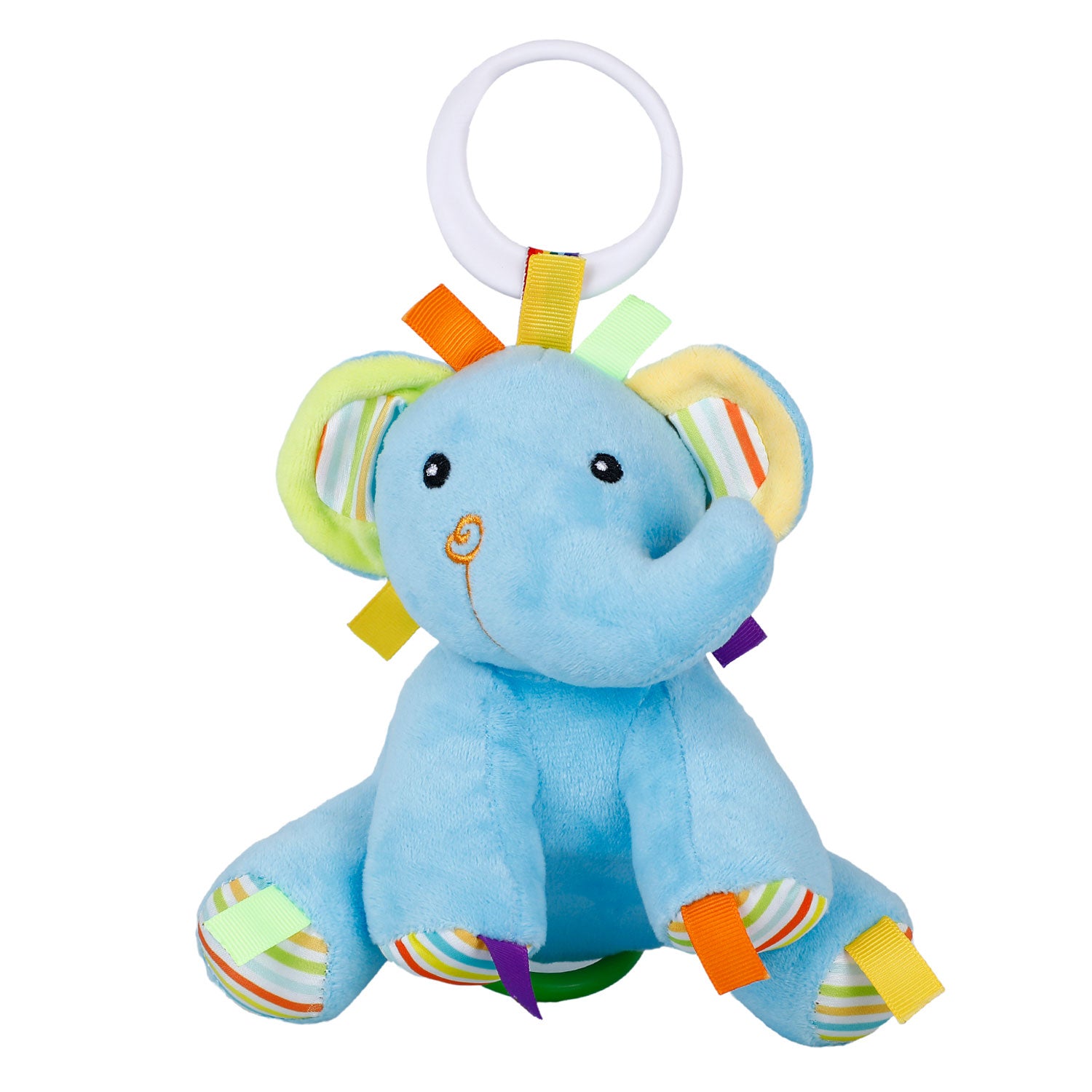 Baby Moo Baby Elephant Hanging Musical Pulling Toy - Blue