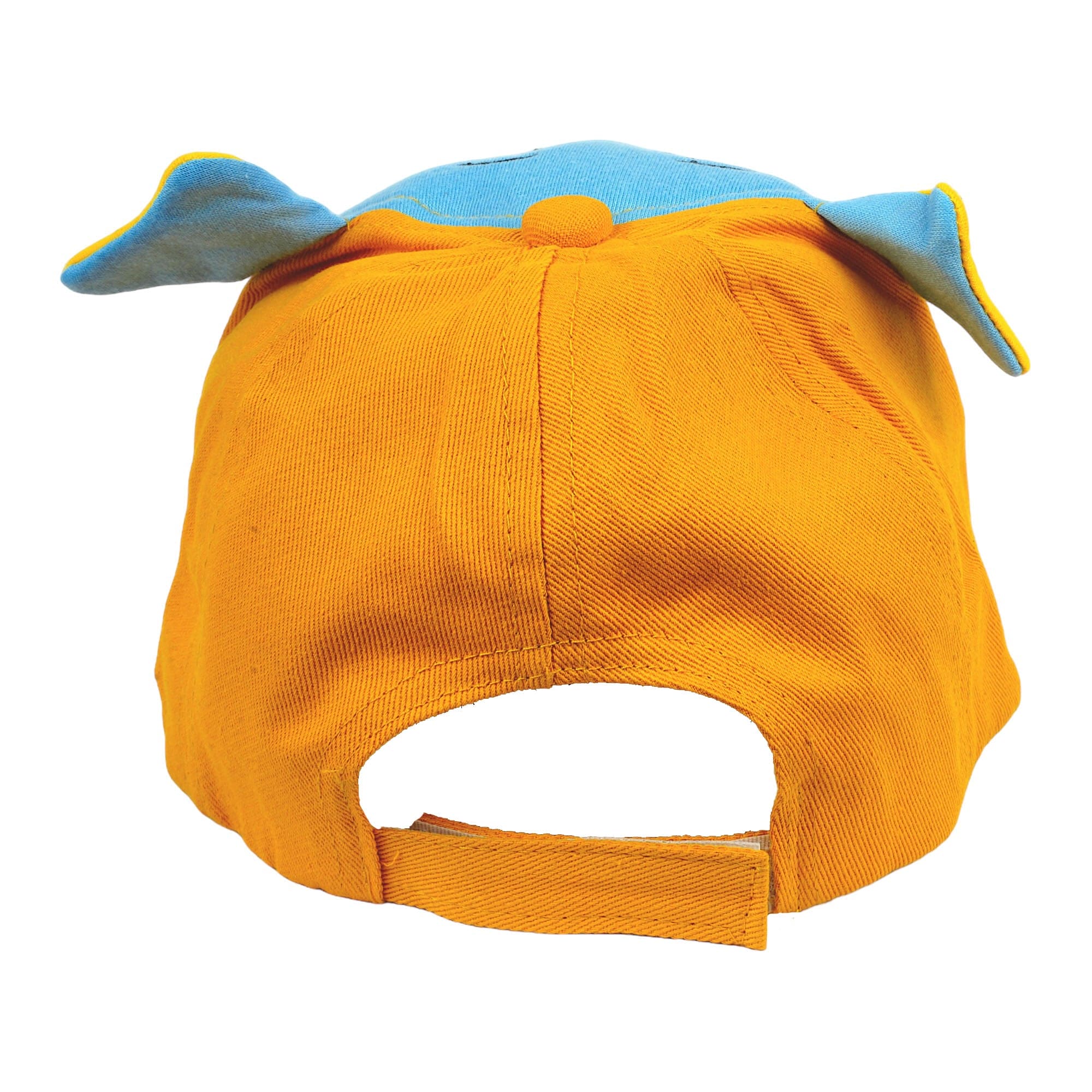 Baby Moo 3D Elephant Cartoon Character Cap - Yellow, Blue