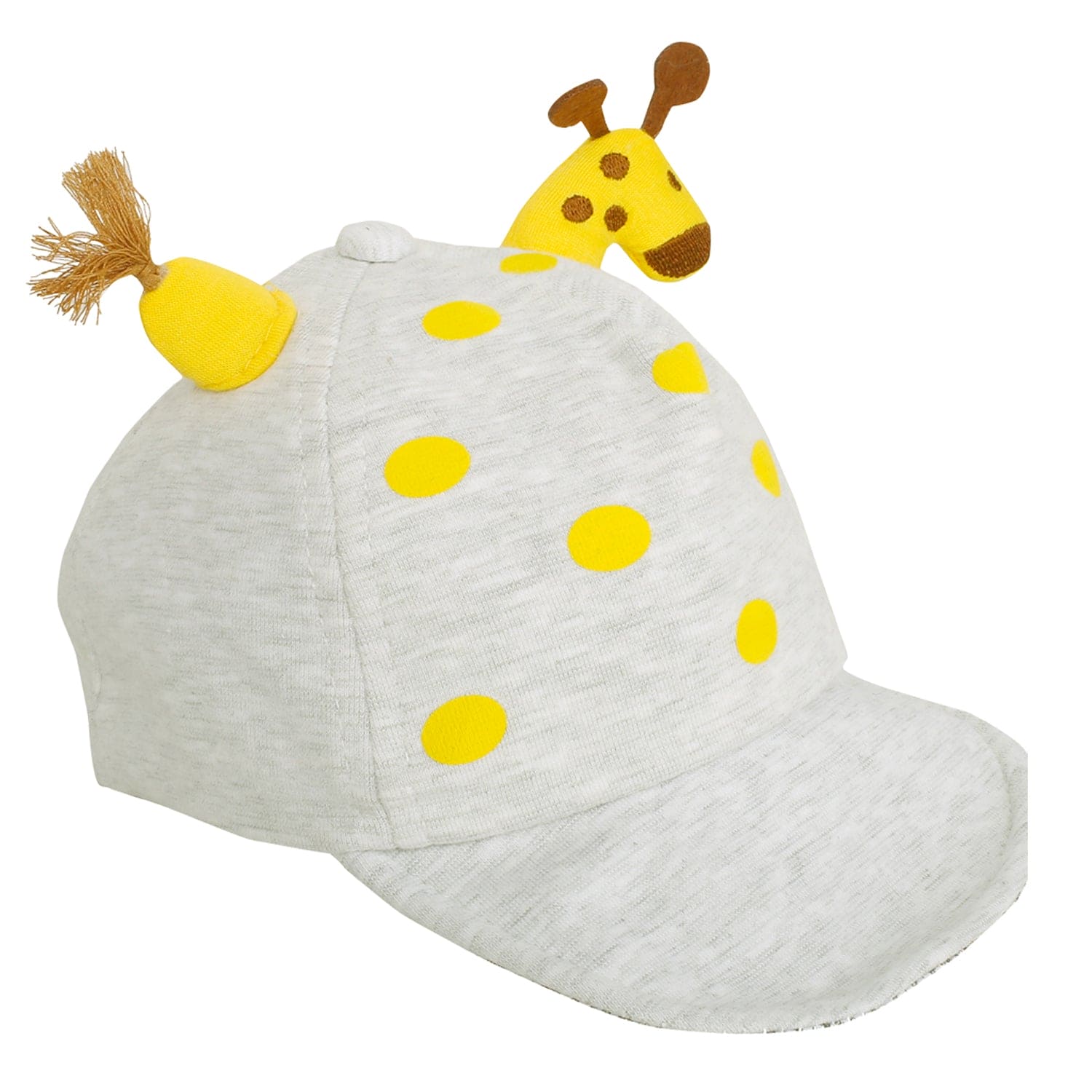 Baby Moo 3D Giraffe Grey Cap