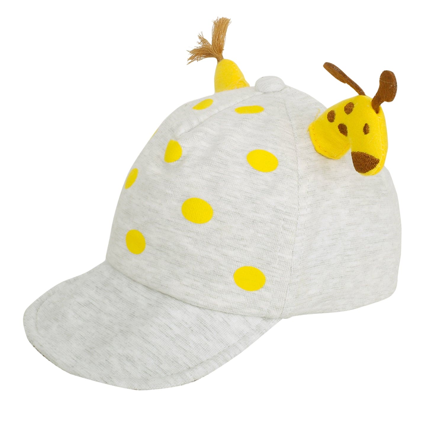 Baby Moo 3D Giraffe Grey Cap