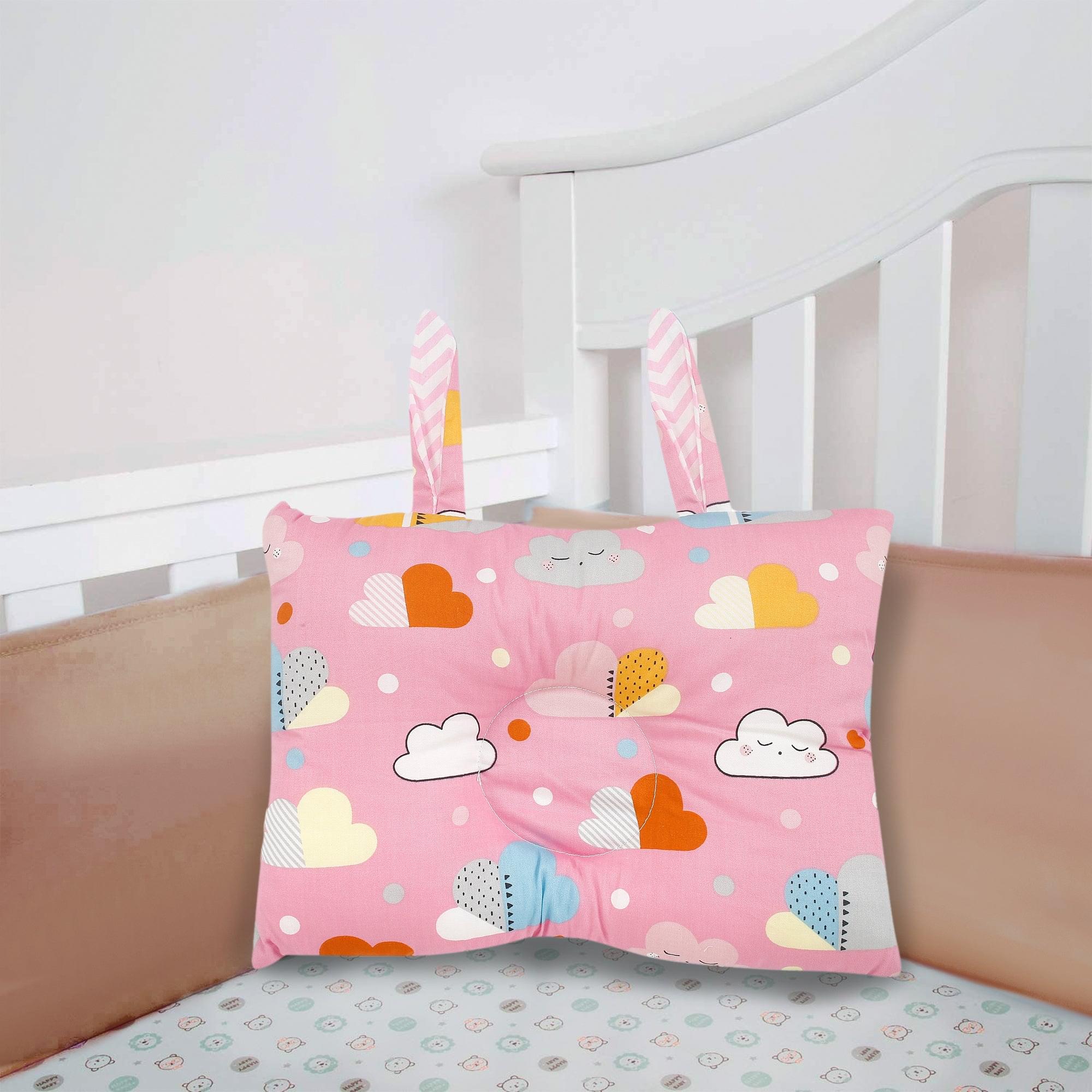 Abstract And Cloudy Pink Double Sided Pillow - Baby Moo