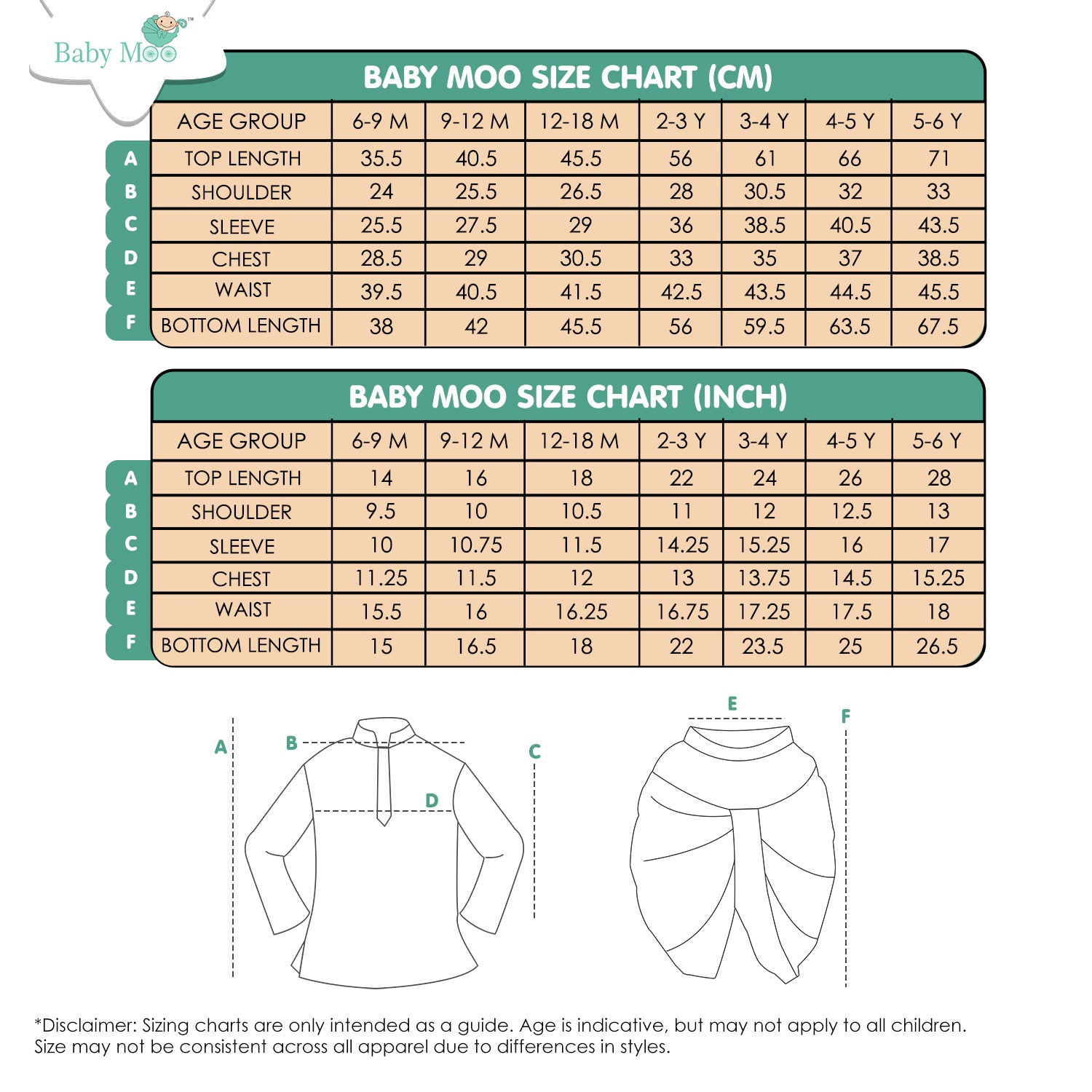 Baby Moo Floral Print Ethnic Boys Kurta Dhoti Set - Light Green