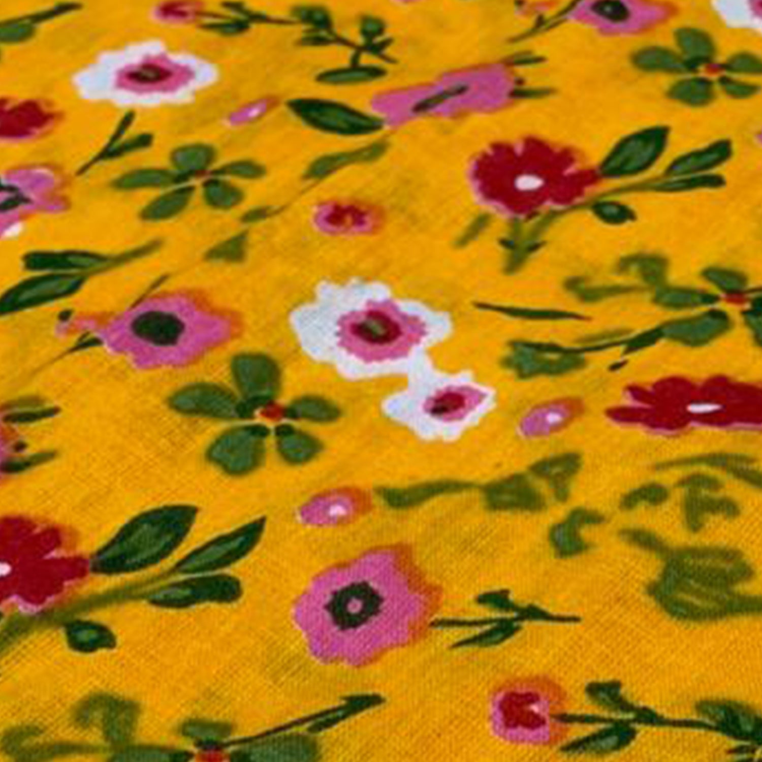 Baby Moo Floral Print Ethnic Boys Kurta Dhoti Set - Yellow