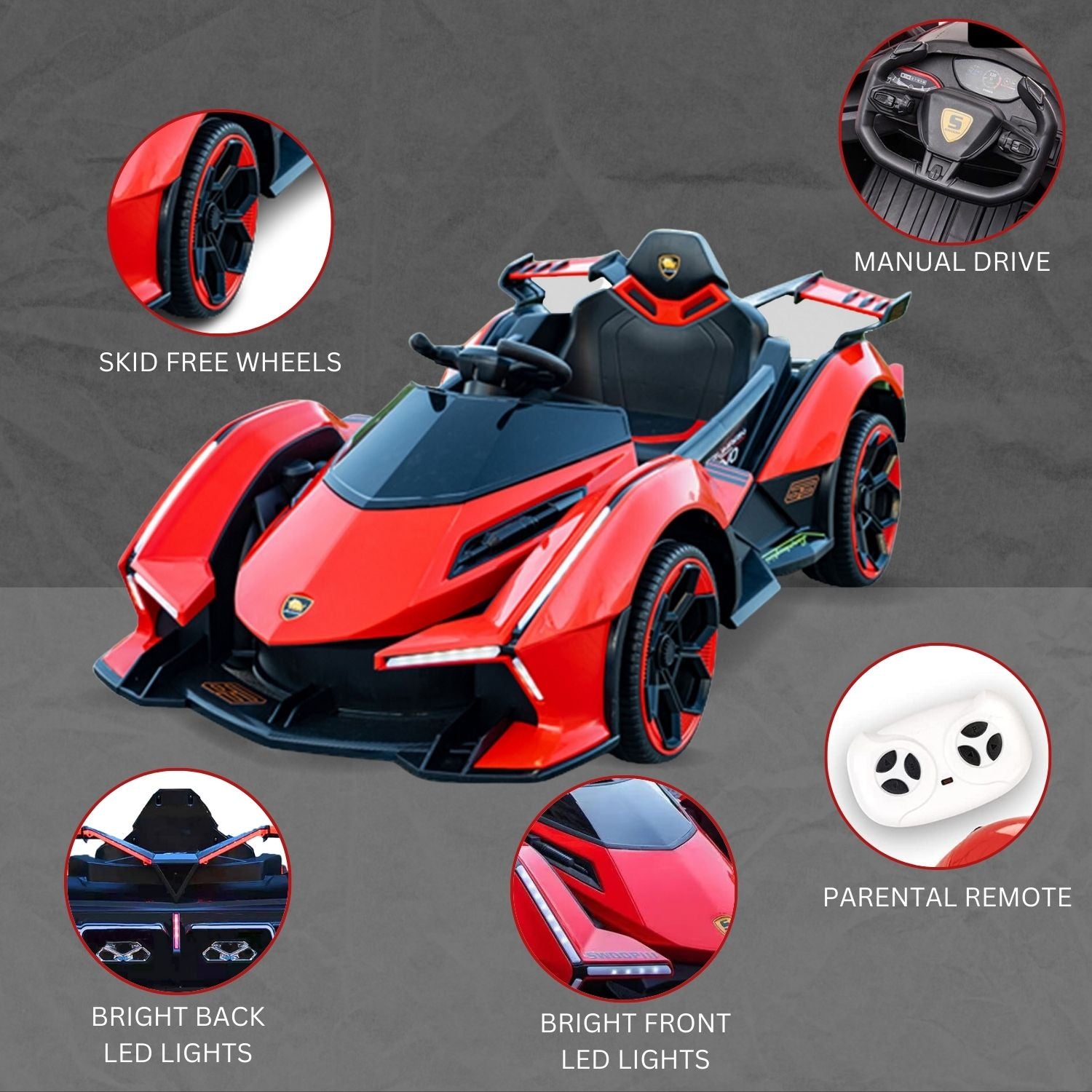 Parental remote cheap control car