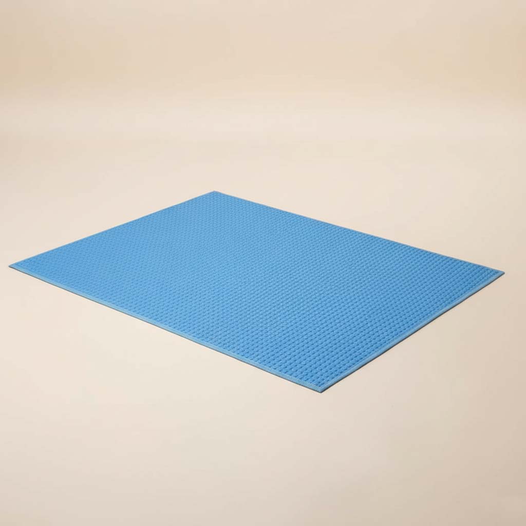 Baby Moo Hippo Car Ride Air Filled Waterproof Massage Mat - Blue
