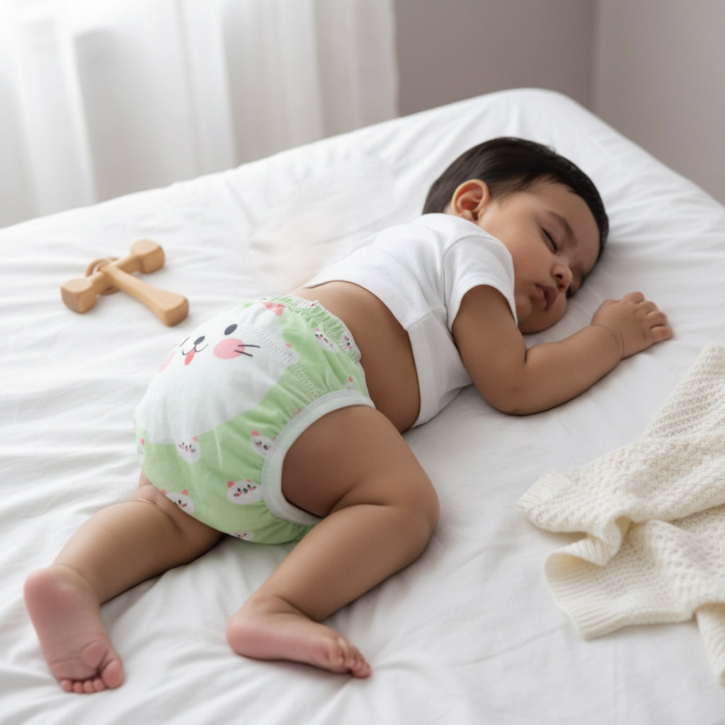 Baby Moo Bouncing Bunny Reusable Cloth Toddler Training Pants - Multicolour