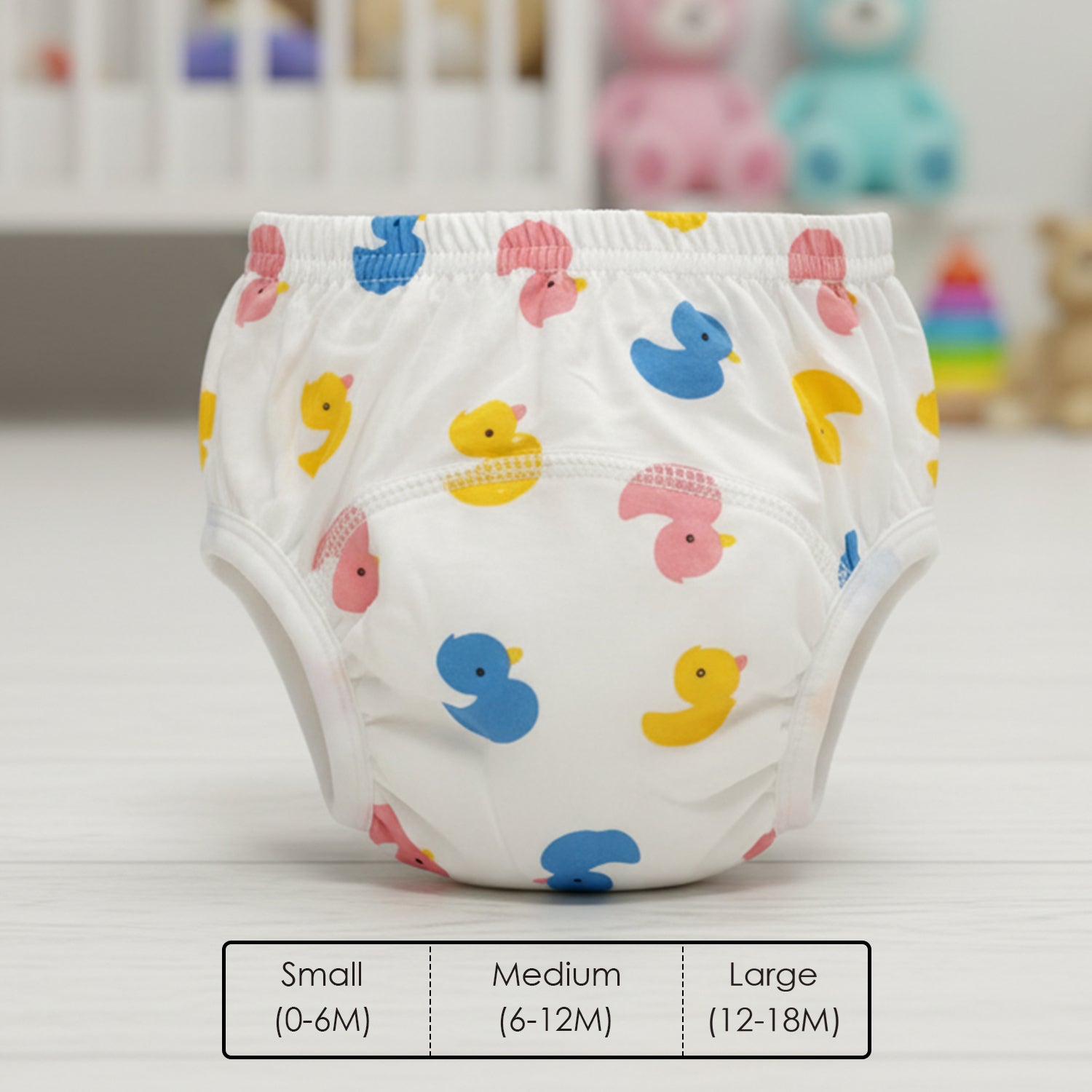 Baby Moo Little Chick Reusable Cloth Toddler Training Pants - Multicolour