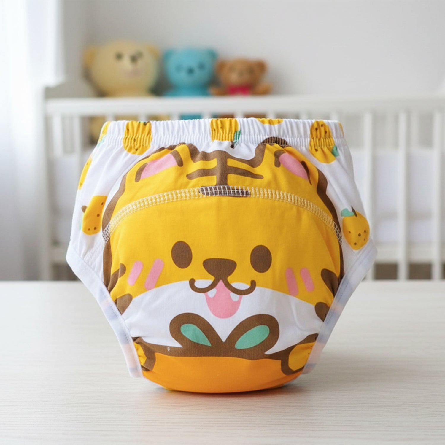 Baby Moo Tiger Cub Reusable Cloth Toddler Training Pants - Multicolour