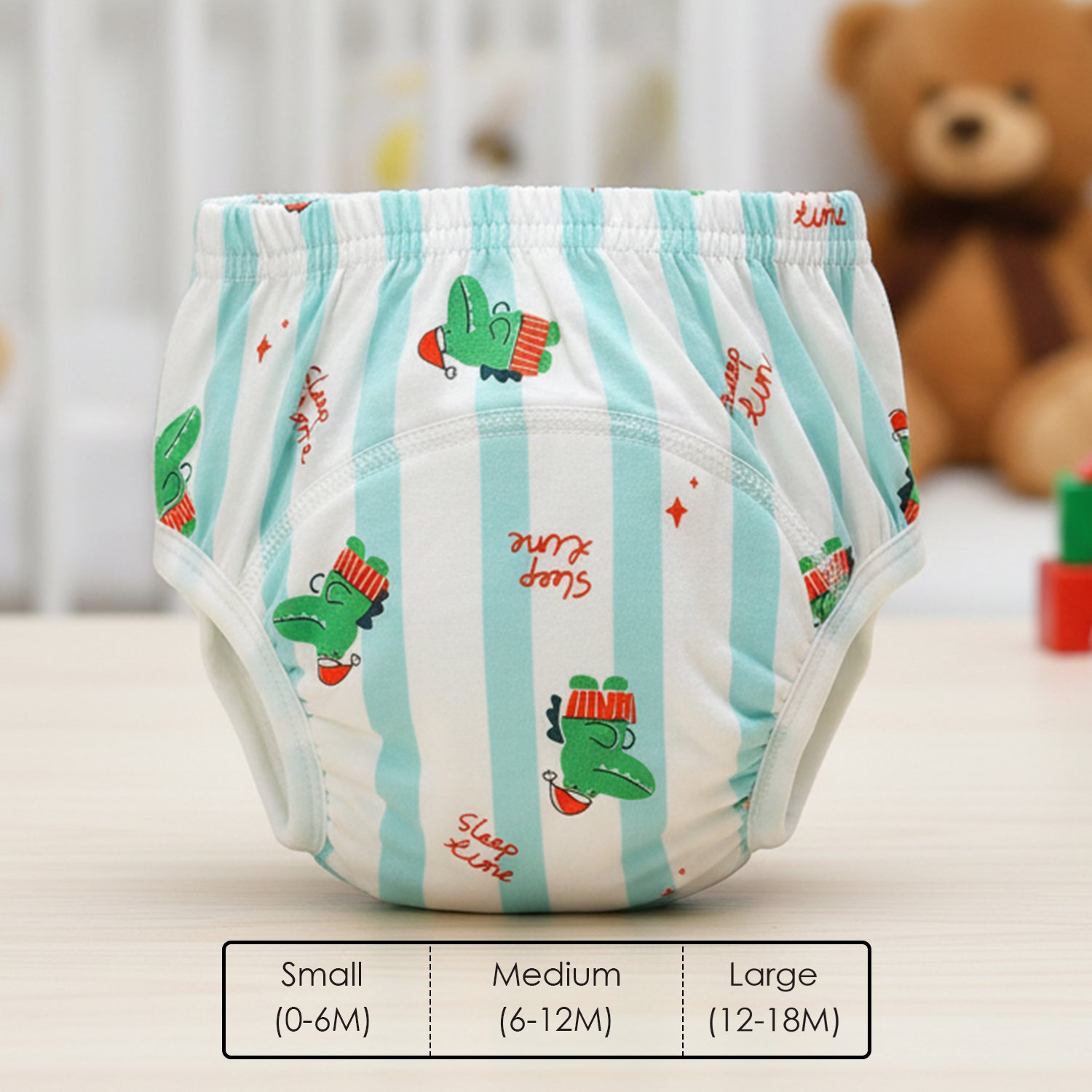 Baby Moo Jolly Dino Reusable Cloth Toddler Training Pants - Multicolour