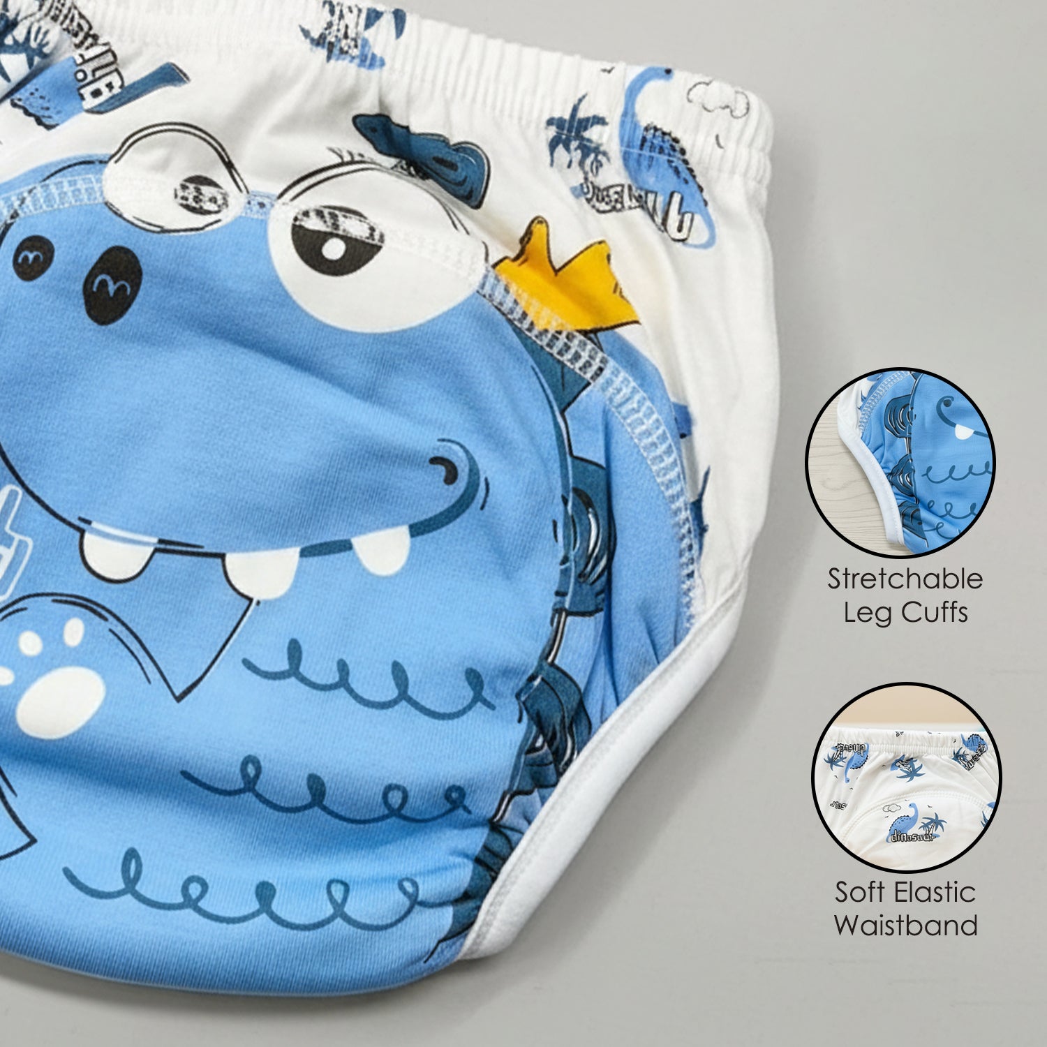 Baby Moo Marine Life Reusable Cloth Toddler Training Pants - Multicolour