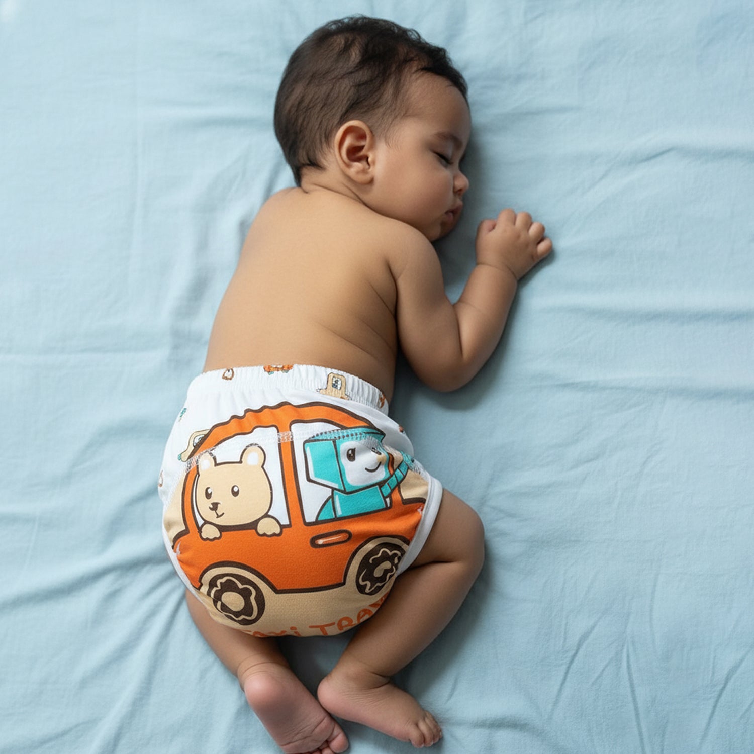 Baby Moo Taxi Travel Reusable Cloth Toddler Training Pants - Multicolour