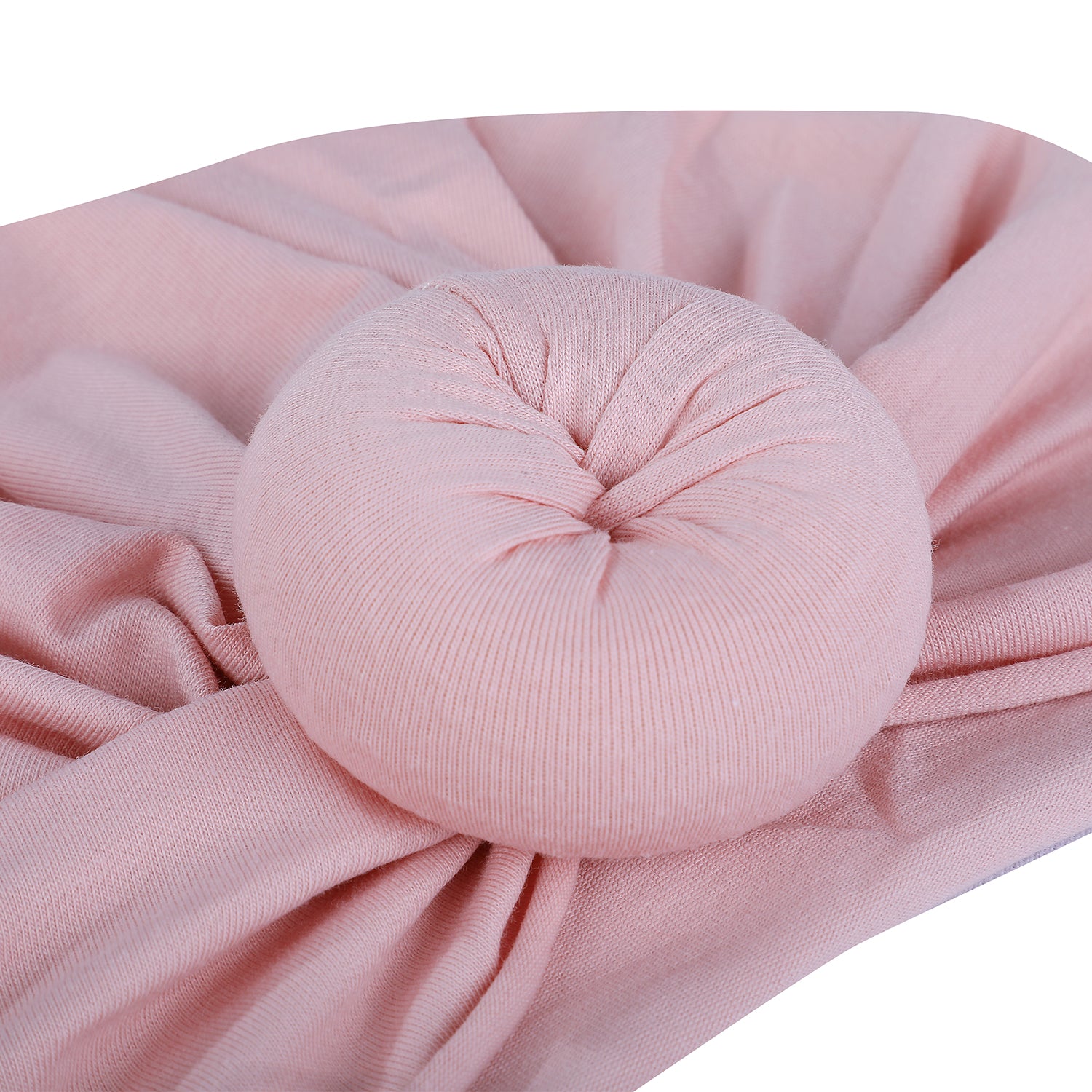 Baby Moo 3D Knot Turban Cap And Matching Floral Socks Set - Pink - Baby Moo