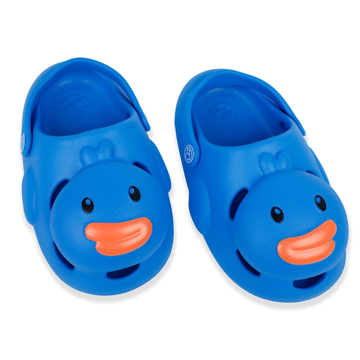 Baby Moo Swimming Duck Waterproof Anti-Skid Sling Back Clogs - Blue - Baby Moo