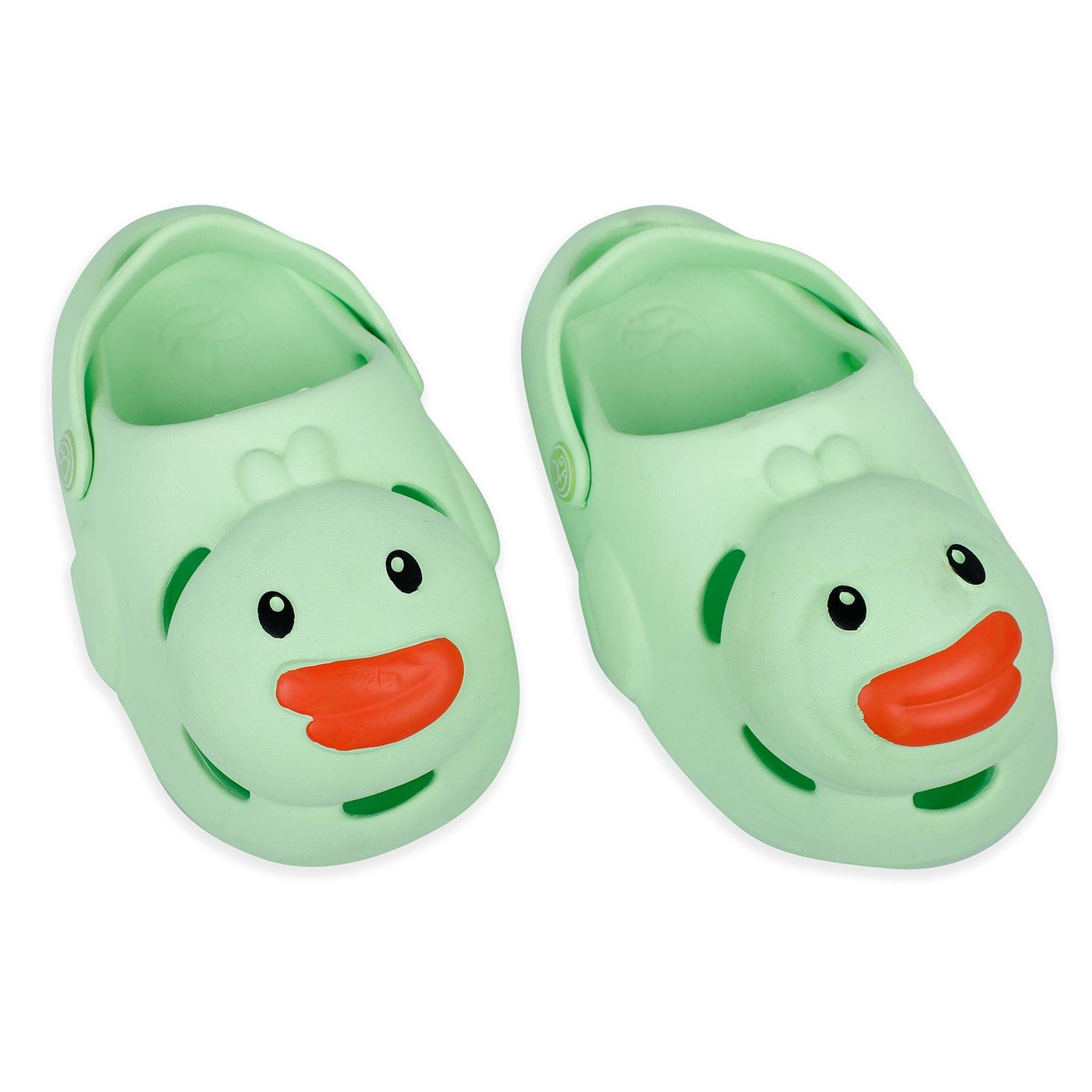 Baby Moo Swimming Duck Waterproof Anti-Skid Sling Back Clogs - Green - Baby Moo