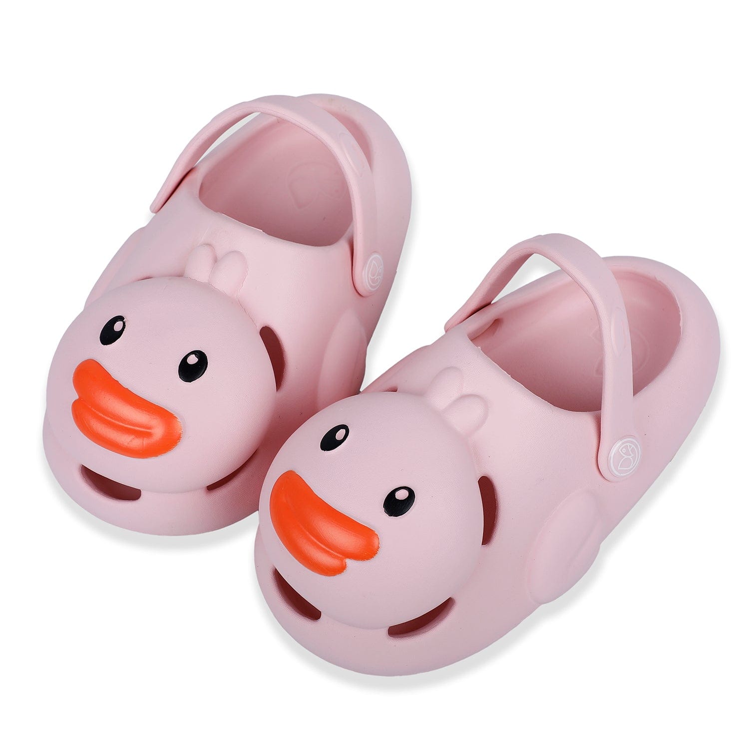Baby Moo Swimming Duck Waterproof Anti-Skid Sling Back Clogs - Pink - Baby Moo